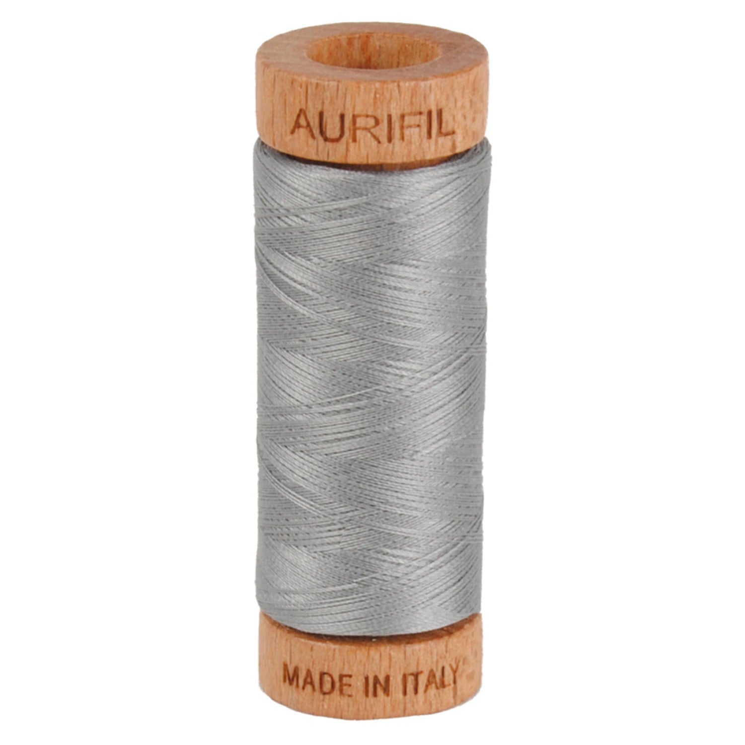 Aurifil 80wt 2-Ply Cotton Thread | Stainless Steel (#2620) | 300 yds