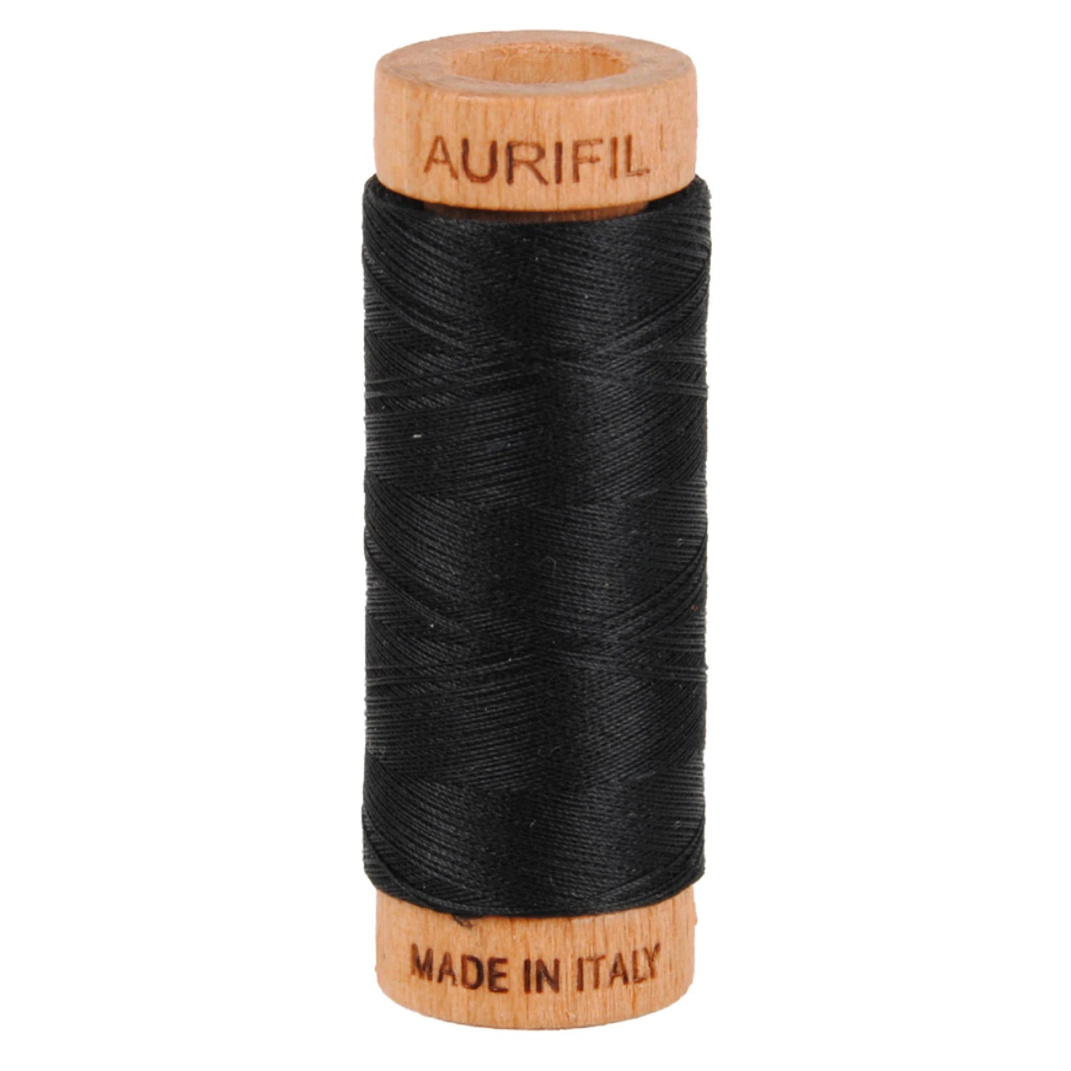 Aurifil 80wt 2-Ply Cotton Thread | Black (#2692) | 300 yds
