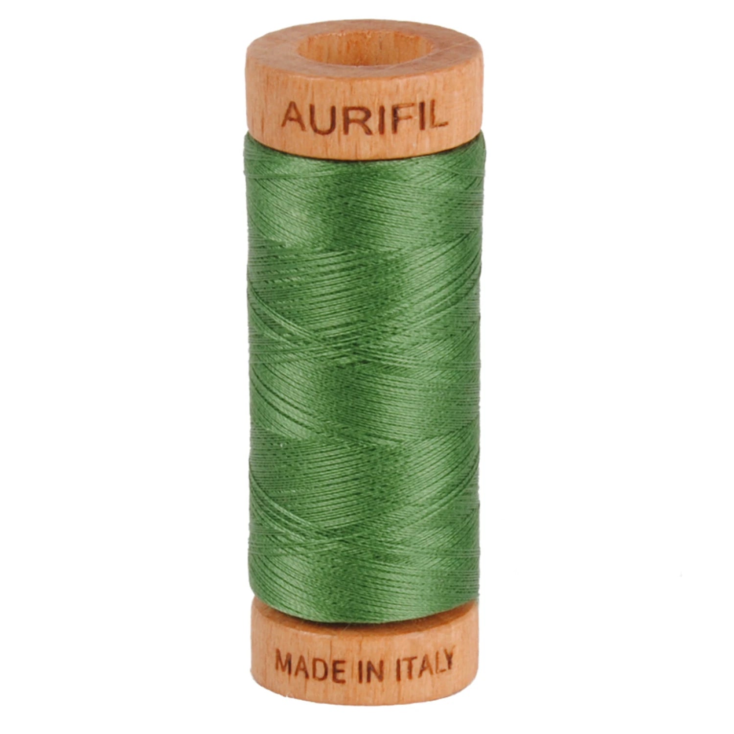 Aurifil 80wt 2-Ply Cotton Thread | Very Dark Grass Green (#2890) | 300 yds