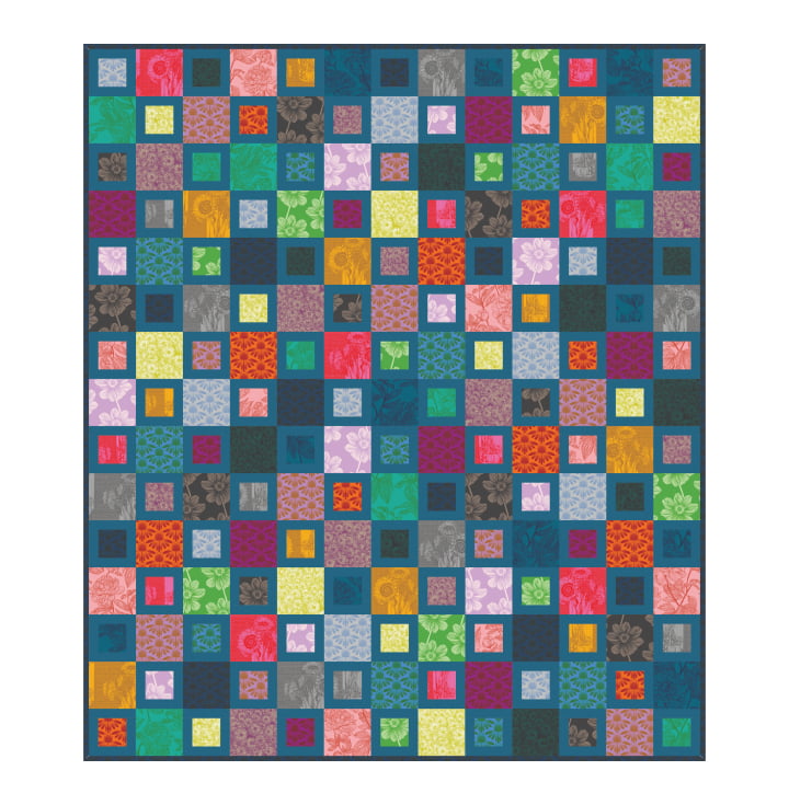 The Francis Beginner Quilt Pattern by Kitchen Table Quilting | PTNAMT016 | 58.5" x 67.5"