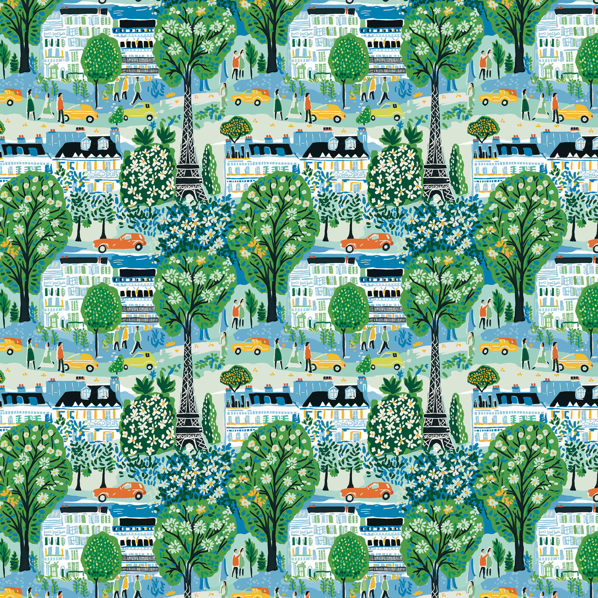 Stannie & Lloyd | Meet Me in Paris - Sky by August Ellery for FreeSpirit | PWAE002.SKY