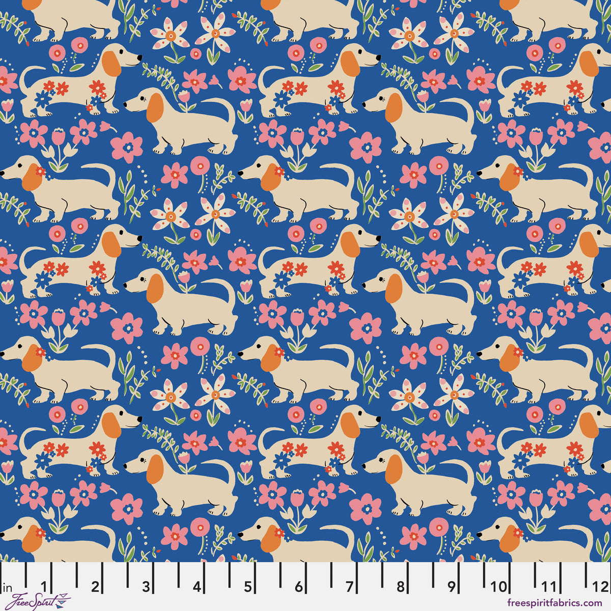 Stannie & Lloyd | Pemberley Pups - Delft by August Ellery for FreeSpirit | PWAE011.DELFT