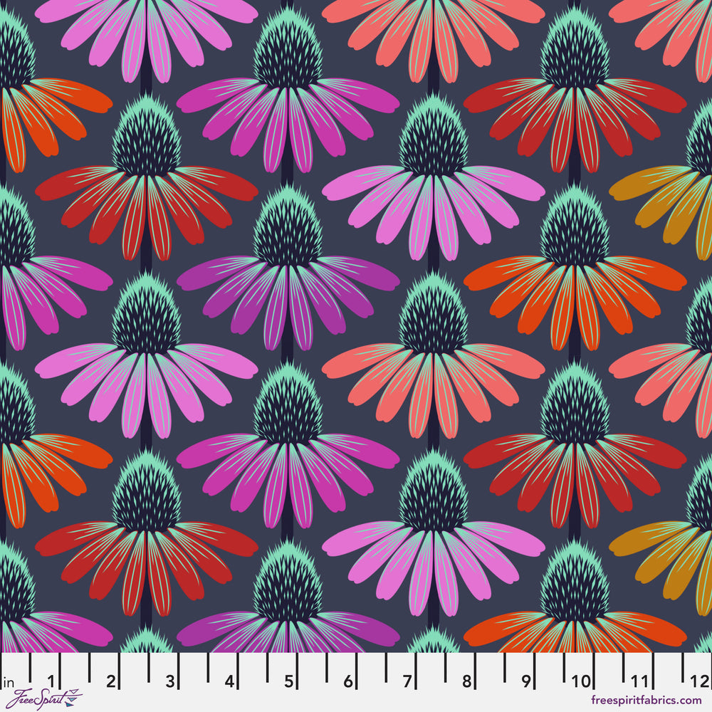Love Always, AM | Echinacea 2.5" Precut Strips by Anna Maria for Free Spirit | 40pcs
