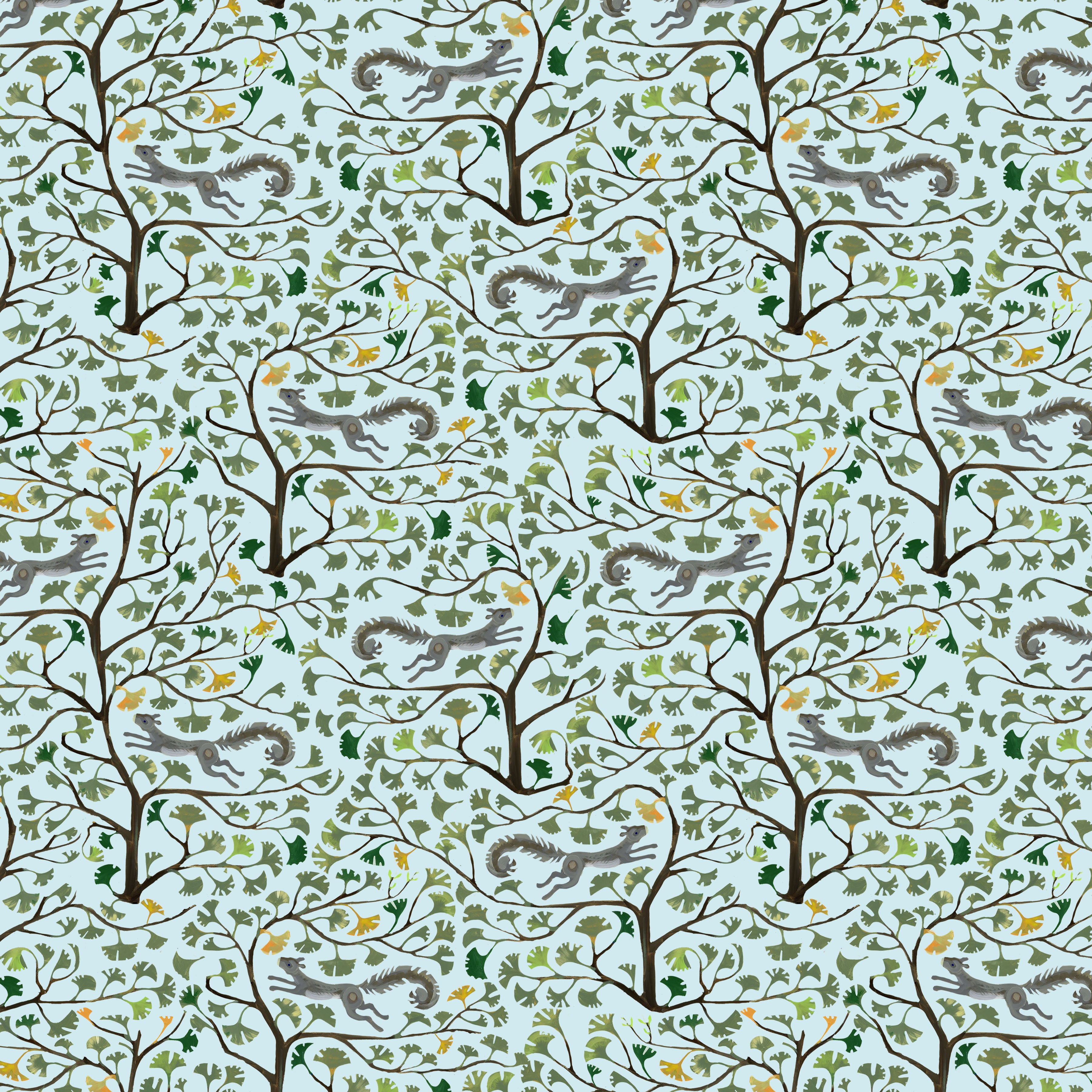 Backyard Wonder | Gingko Acrobat - Sky by Adam Trest for FreeSpirit | PWAT004.SKY