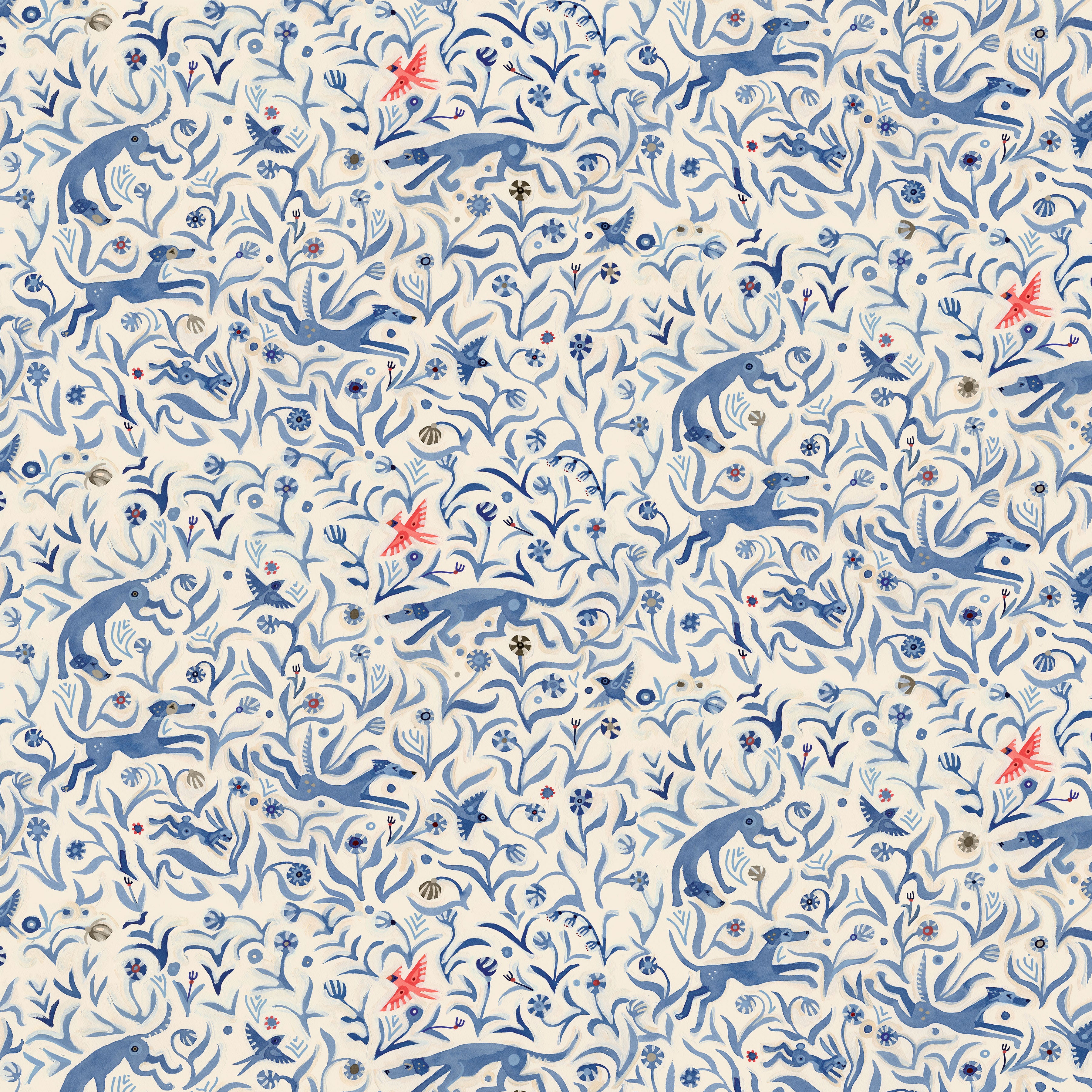 Backyard Wonder | Meadow - Cream by Adam Trest for FreeSpirit | PWAT009.CREAM