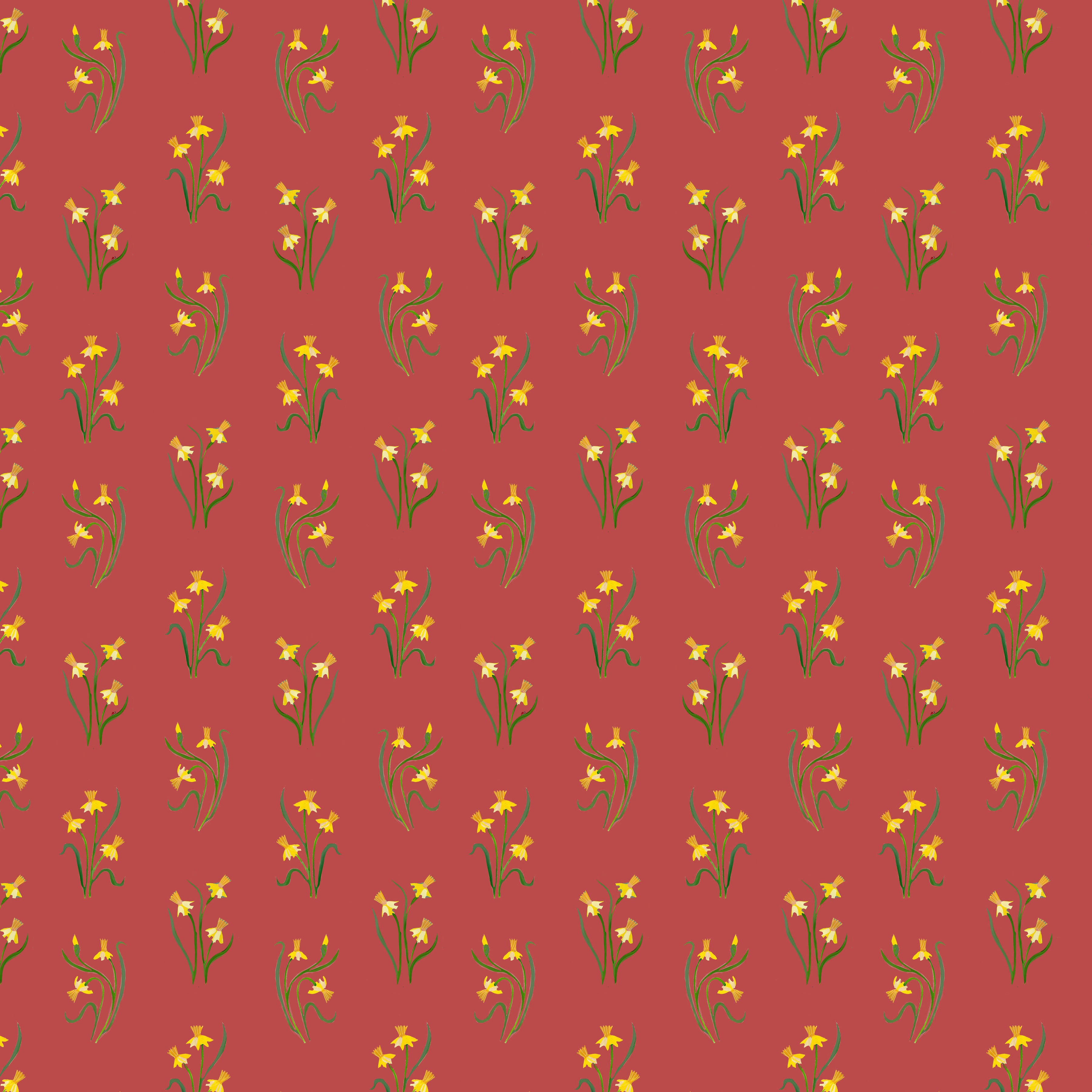 Backyard Wonder | Backyard Bouquets - Red by Adam Trest for FreeSpirit | PWAT012.RED