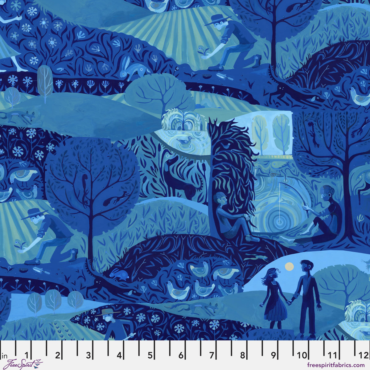 Azul | Seasons of Azul by Adam Trest for FreeSpirit | PWAT014-AZUL