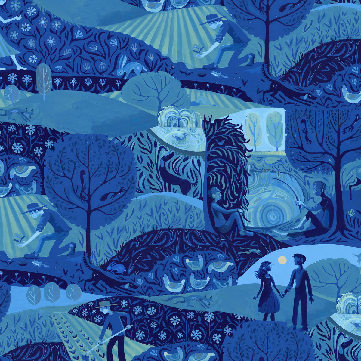 Azul | Seasons of Azul by Adam Trest for FreeSpirit | PWAT014-AZUL