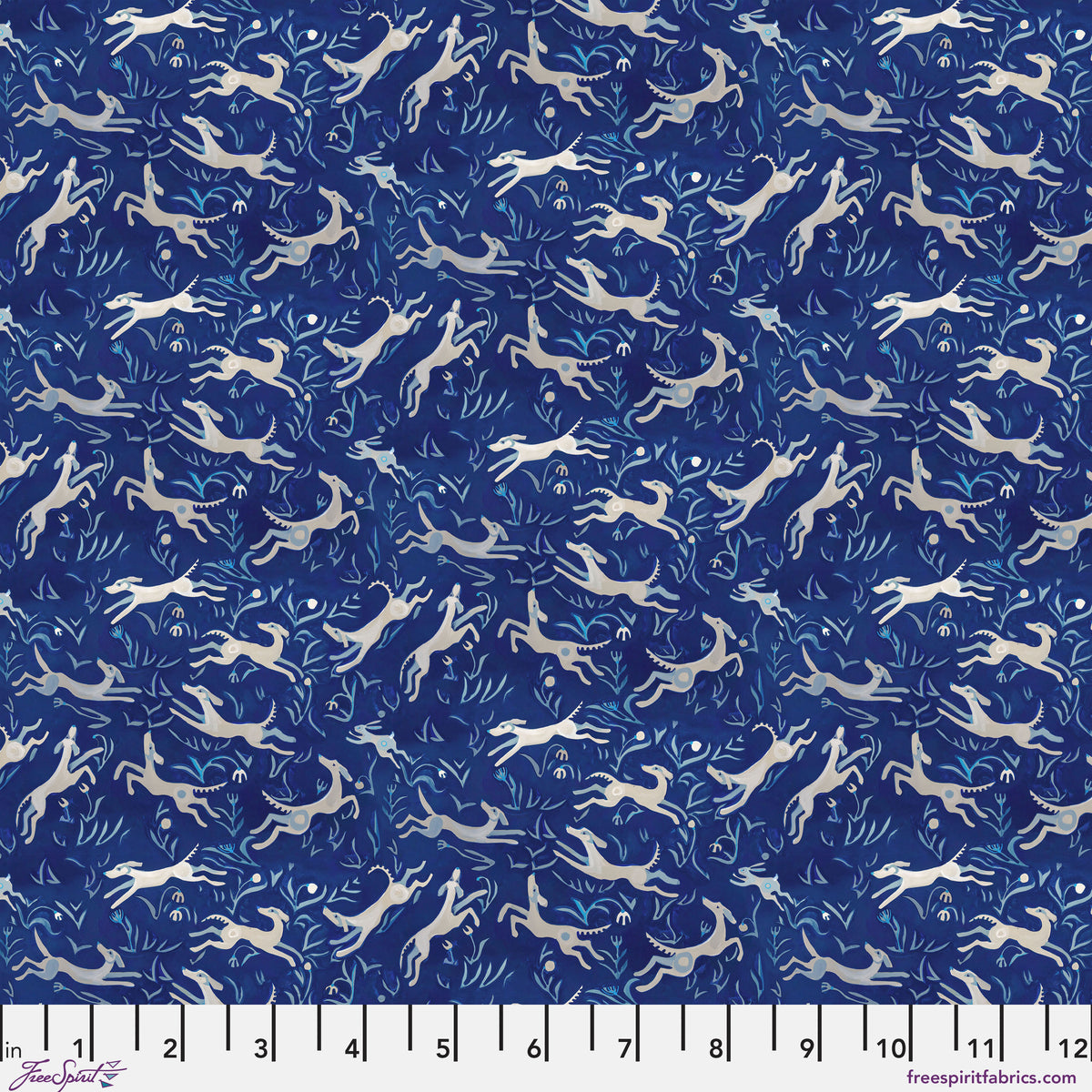Azul | Chasing Rabbits by Adam Trest for FreeSpirit | PWAT019-AZUL