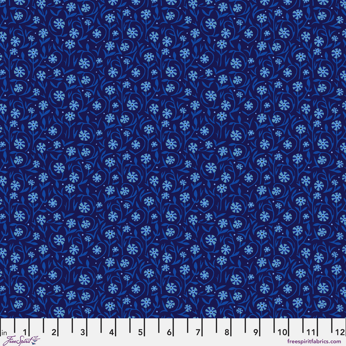 Azul | Fields of Flowers by Adam Trest for FreeSpirit | PWAT023-AZUL