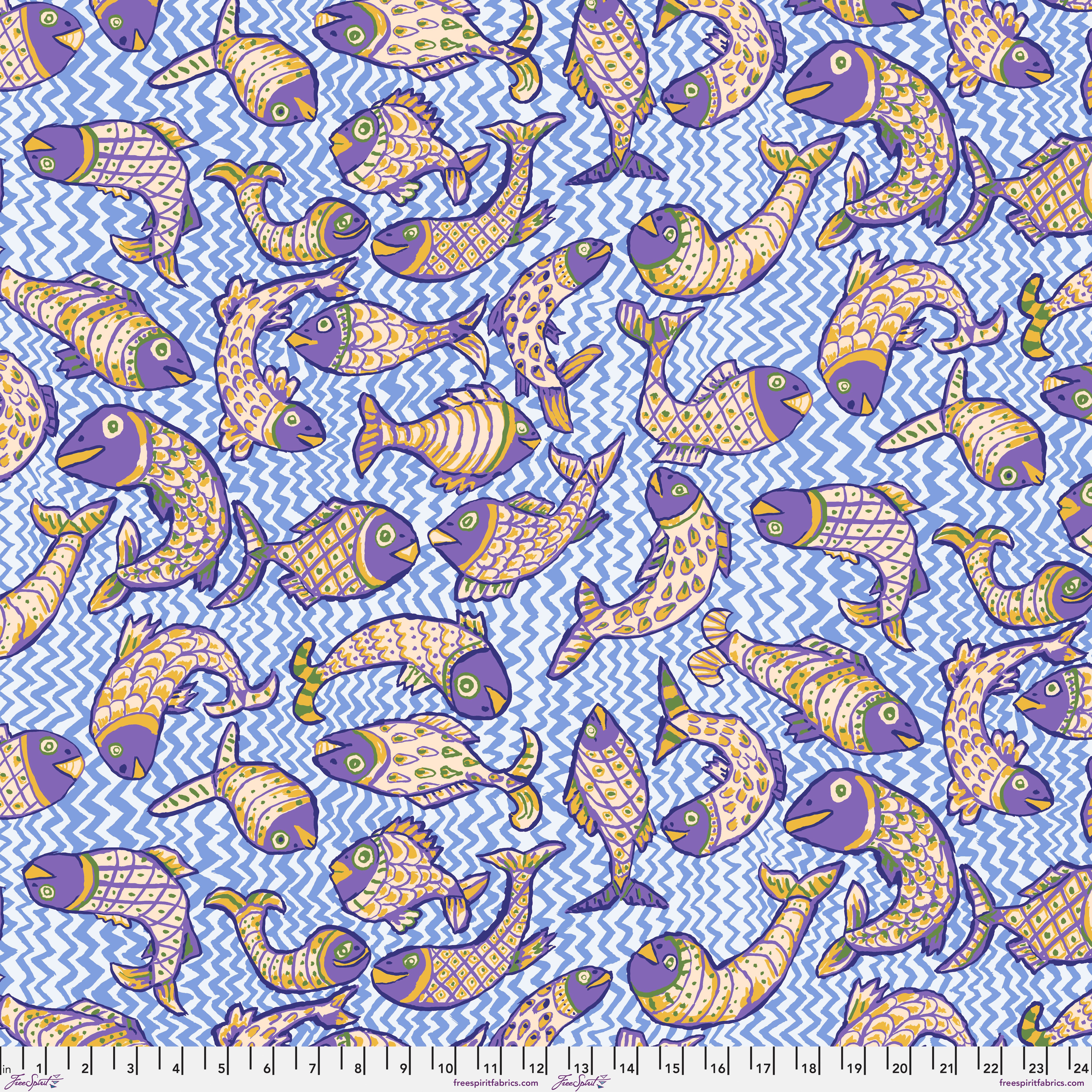 Stash | Koi Polloi - Delft by the Kaffe Fassett Collective for FreeSpirit | PWBM079.DELFT