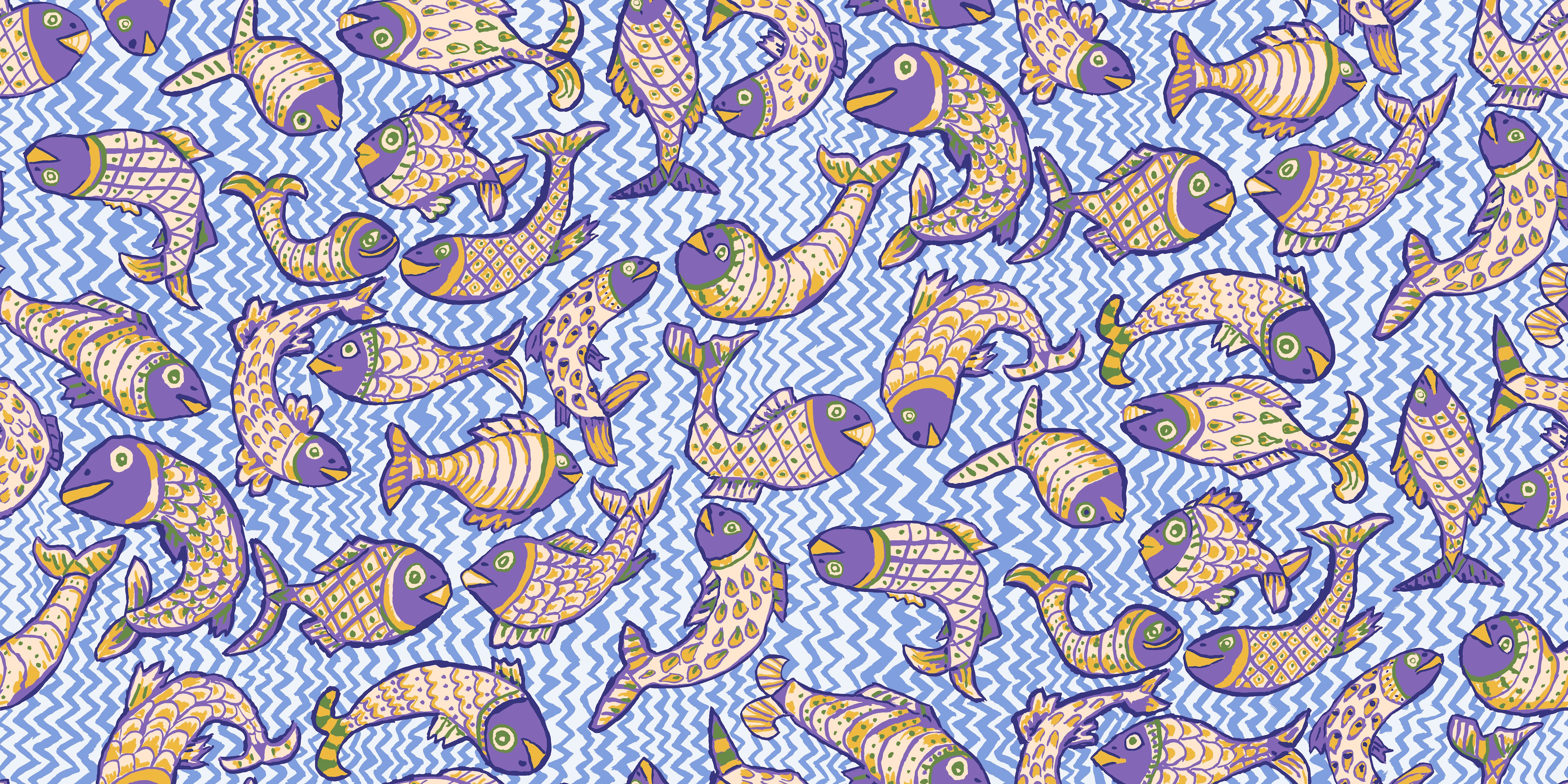 Stash | Koi Polloi - Delft by the Kaffe Fassett Collective for FreeSpirit | PWBM079.DELFT