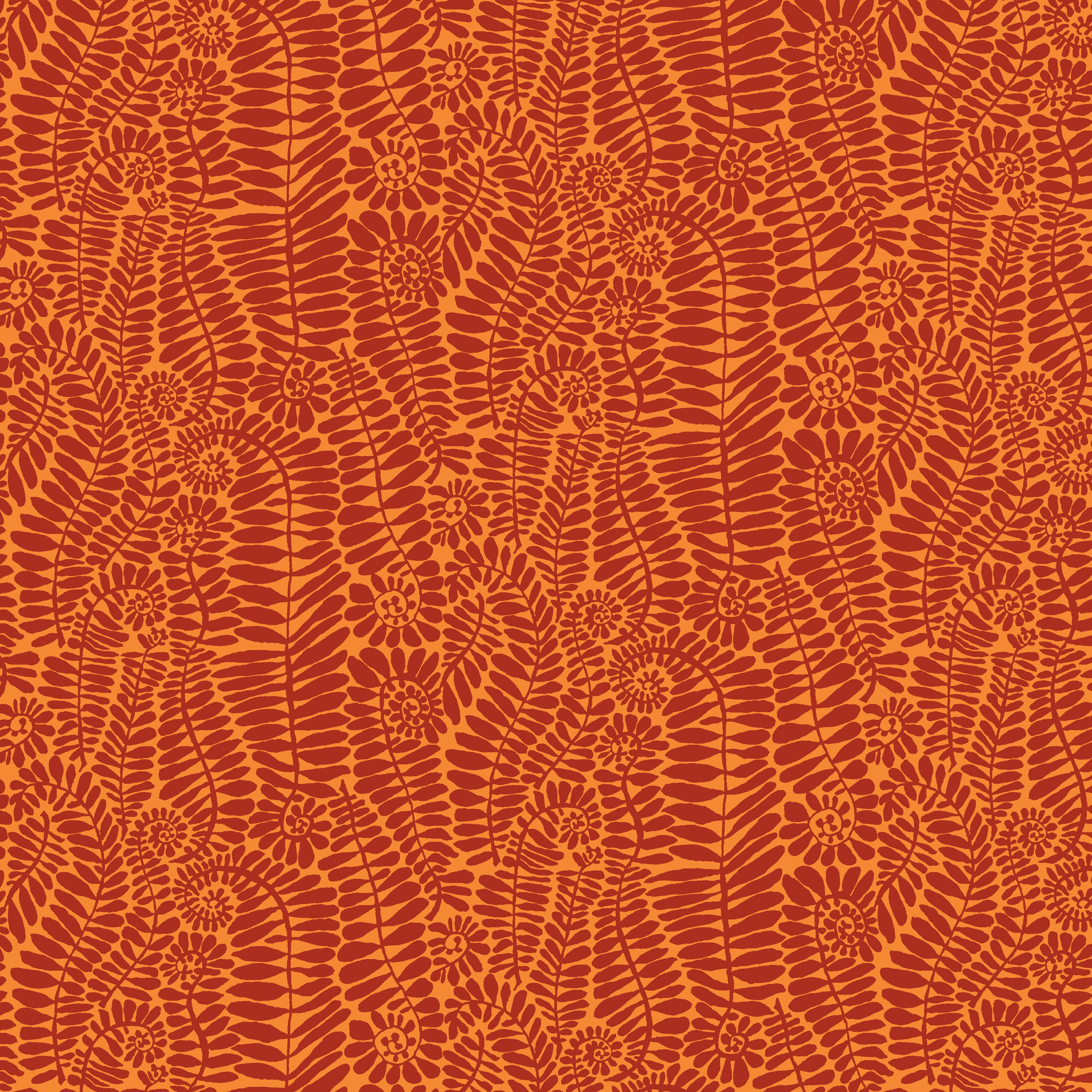 February 2025 | Small Fronds - Melon by Kaffe Fassett Collective for Free Spirit | PWBM098.MELON