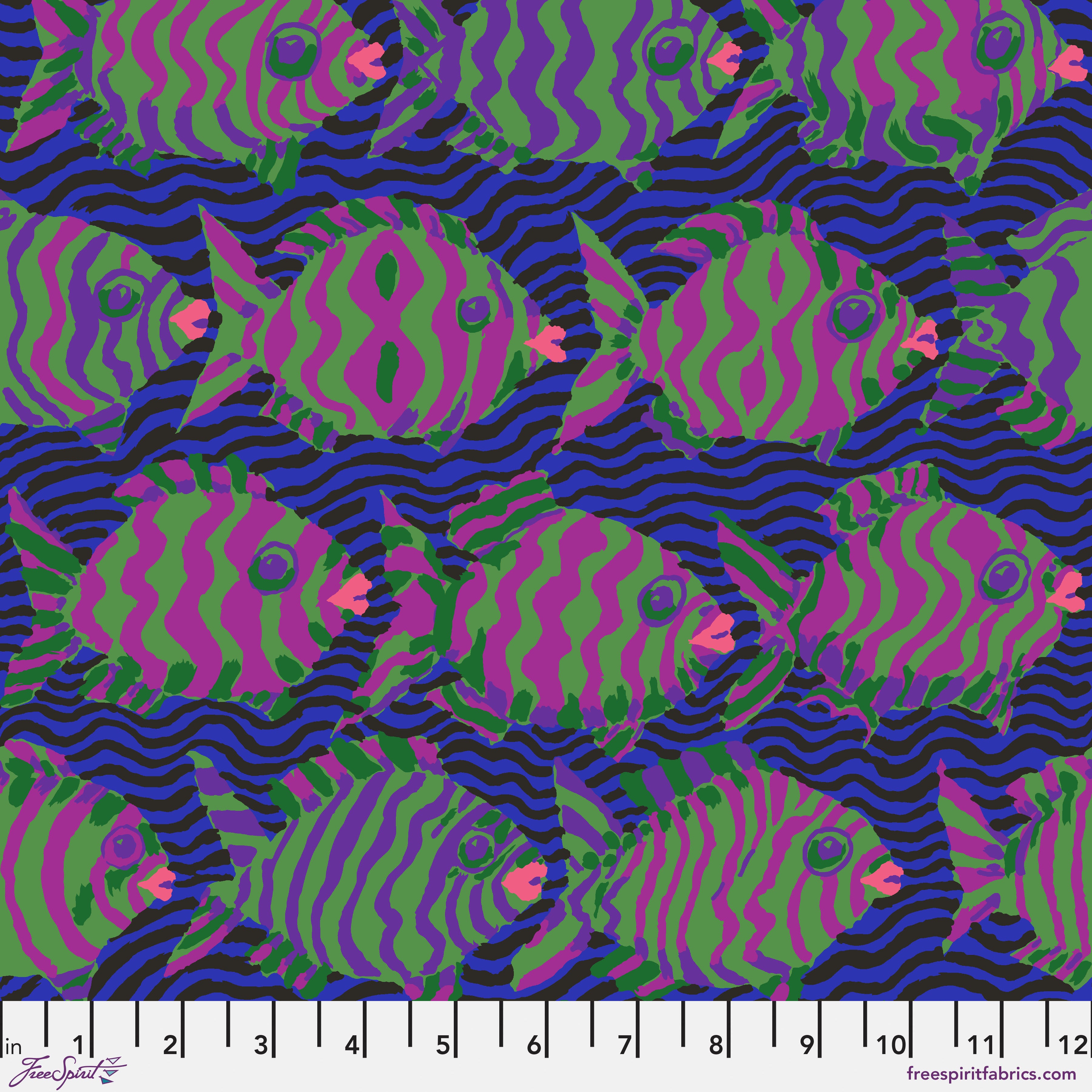 August 2025 | Minnows - Blue by Kaffe Fassett Collective for FreeSpirit | PWBM100.BLUE