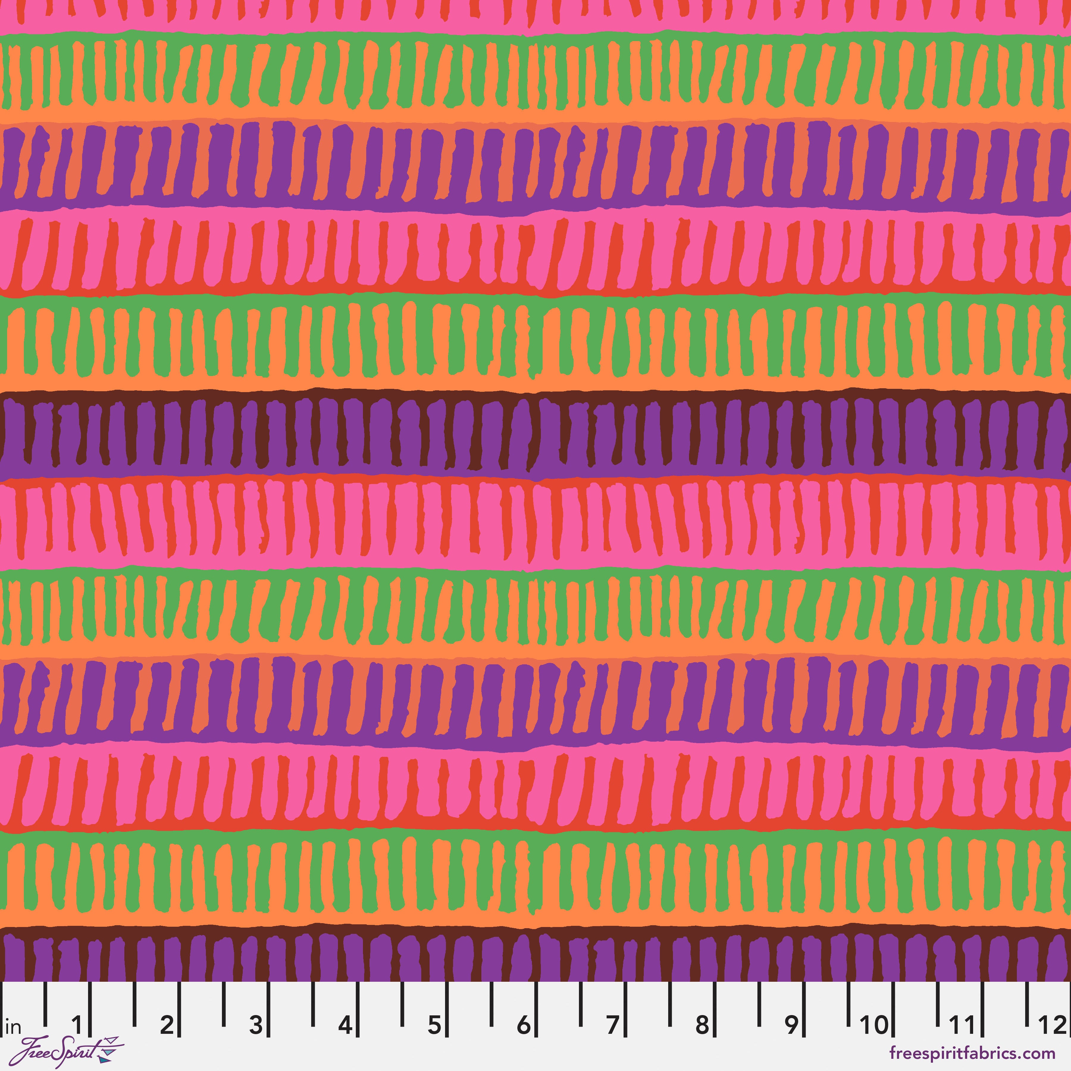August 2025 | Zipper Stripe - Red by Kaffe Fassett Collective for FreeSpirit | PWBM103.RED