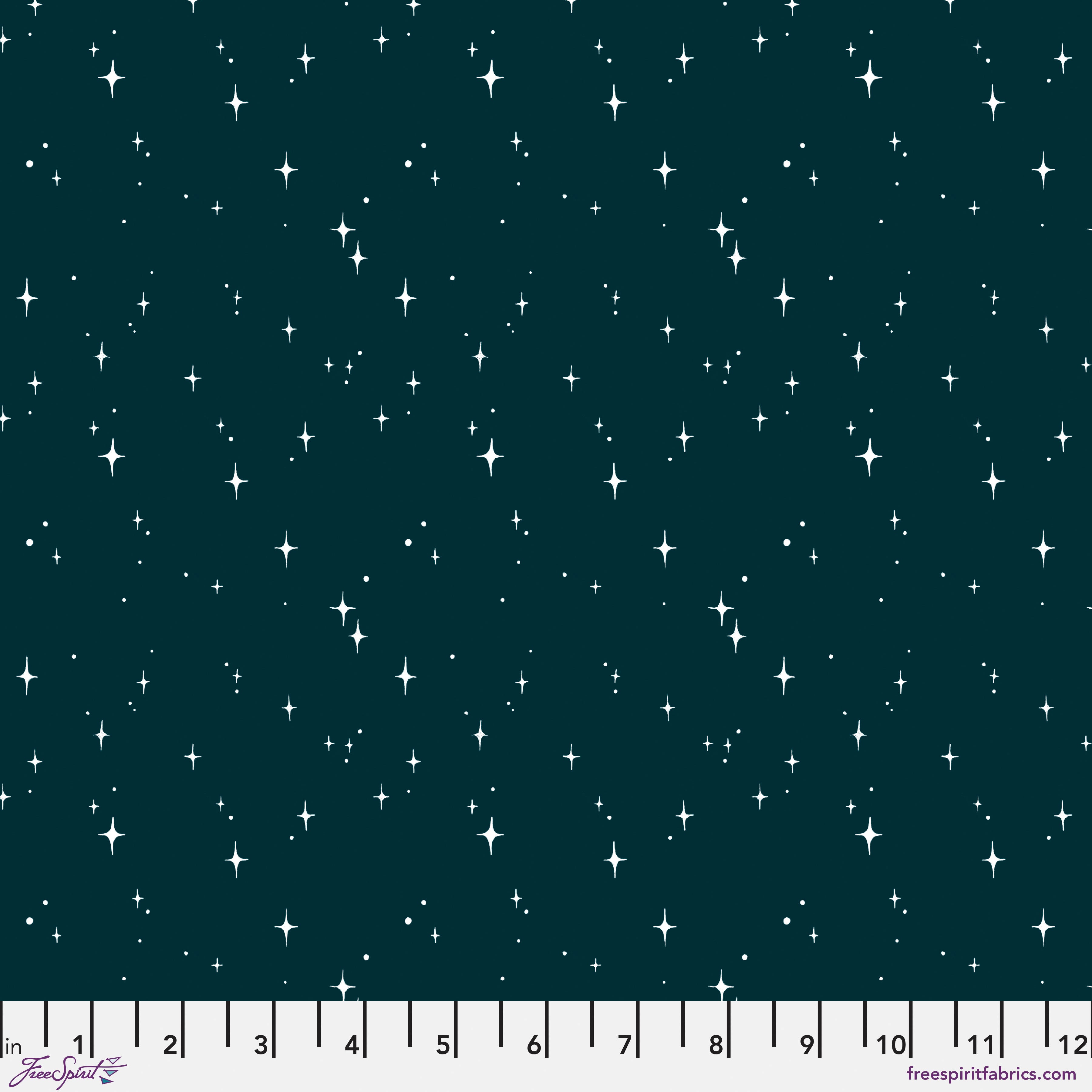 12 Days of Christmas | Starlight Star Bright - Navy by Cori Dantini for FreeSpirit | PWCD133.XNAVY