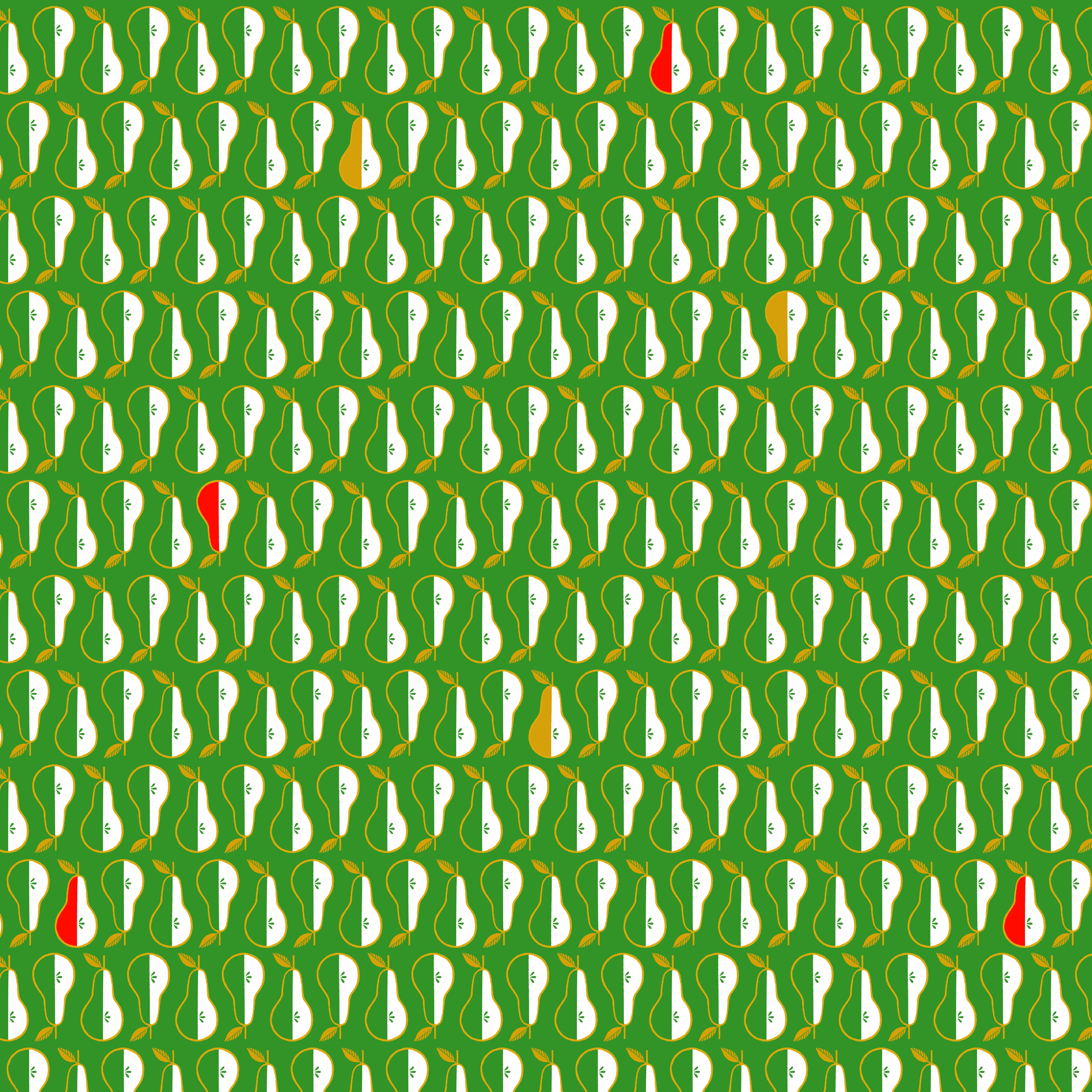 12 Days of Christmas | Pears - Pear Green by Cori Dantini for FreeSpirit | PWCD139.XPEAR