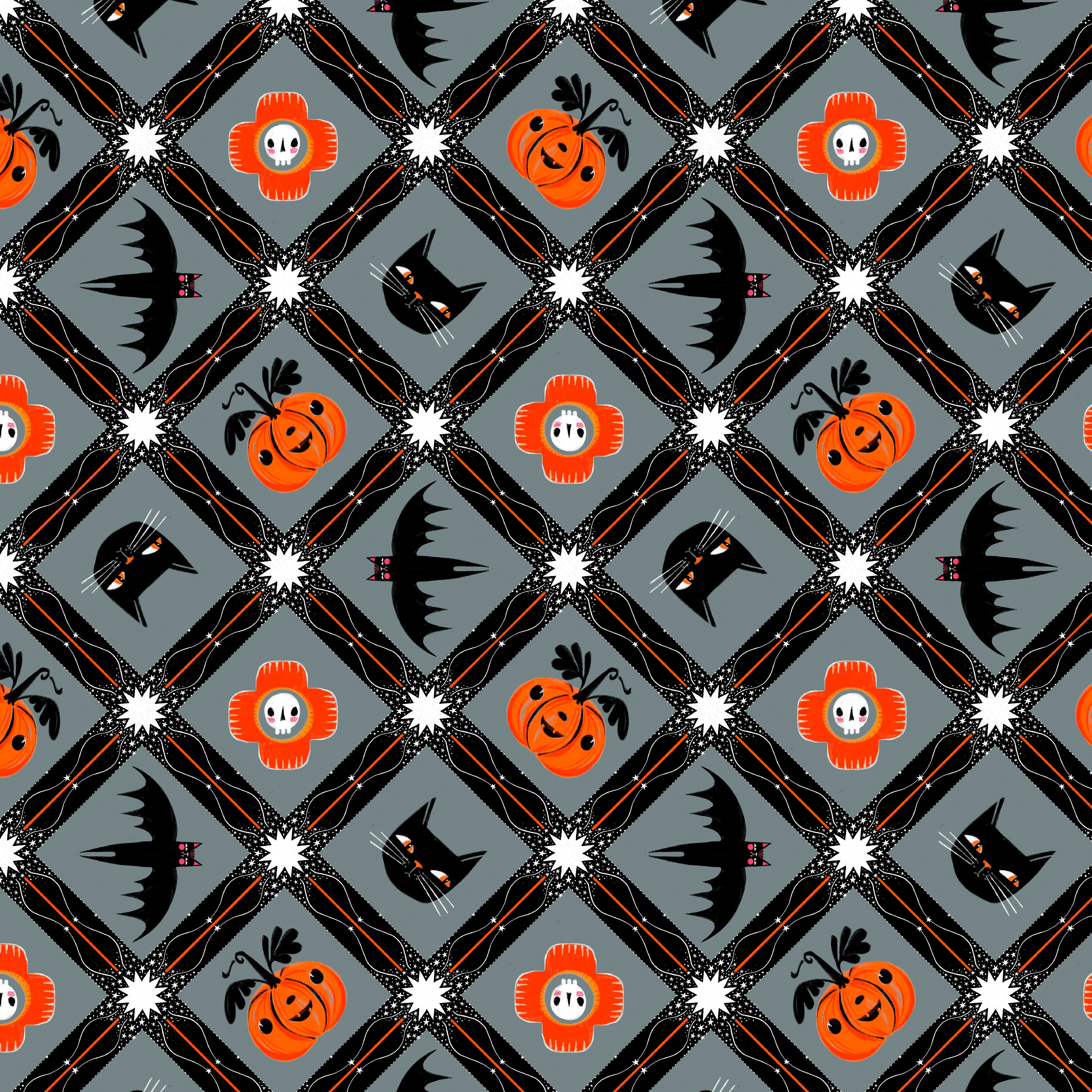 Witchy Ways | Witchy Friends - Stone by Cori Dantini for FreeSpirit Fabrics | PWCD147.XSTONE