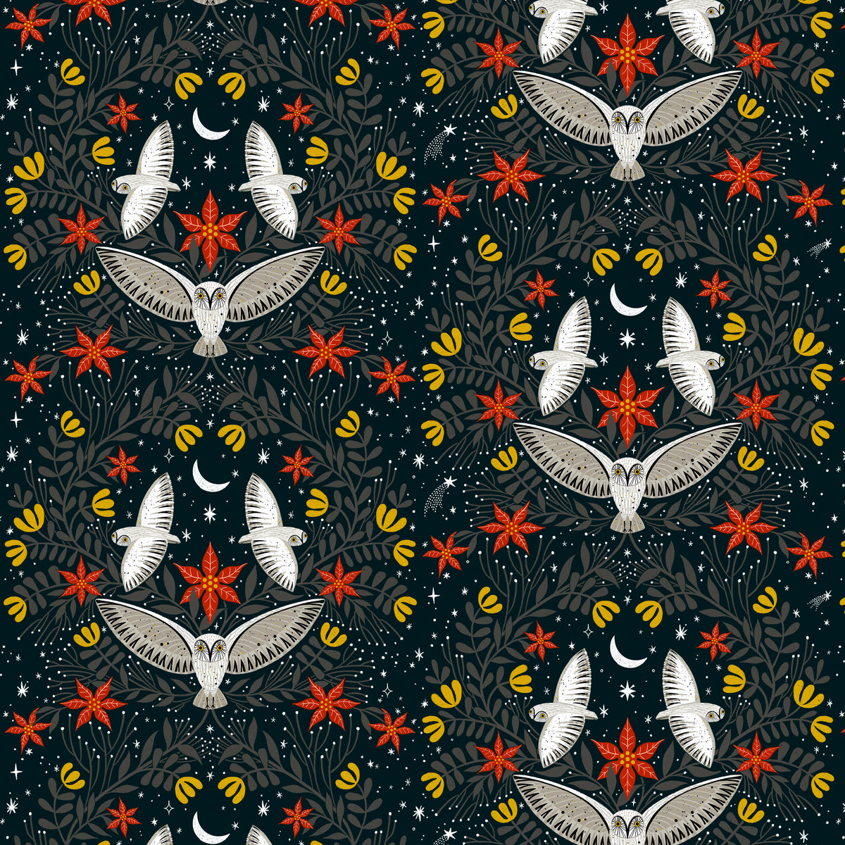 Silent Night | Night Dreams - Midnight by Cori Dantini for FreeSpirit | PWCD179.XMIDNIGHT