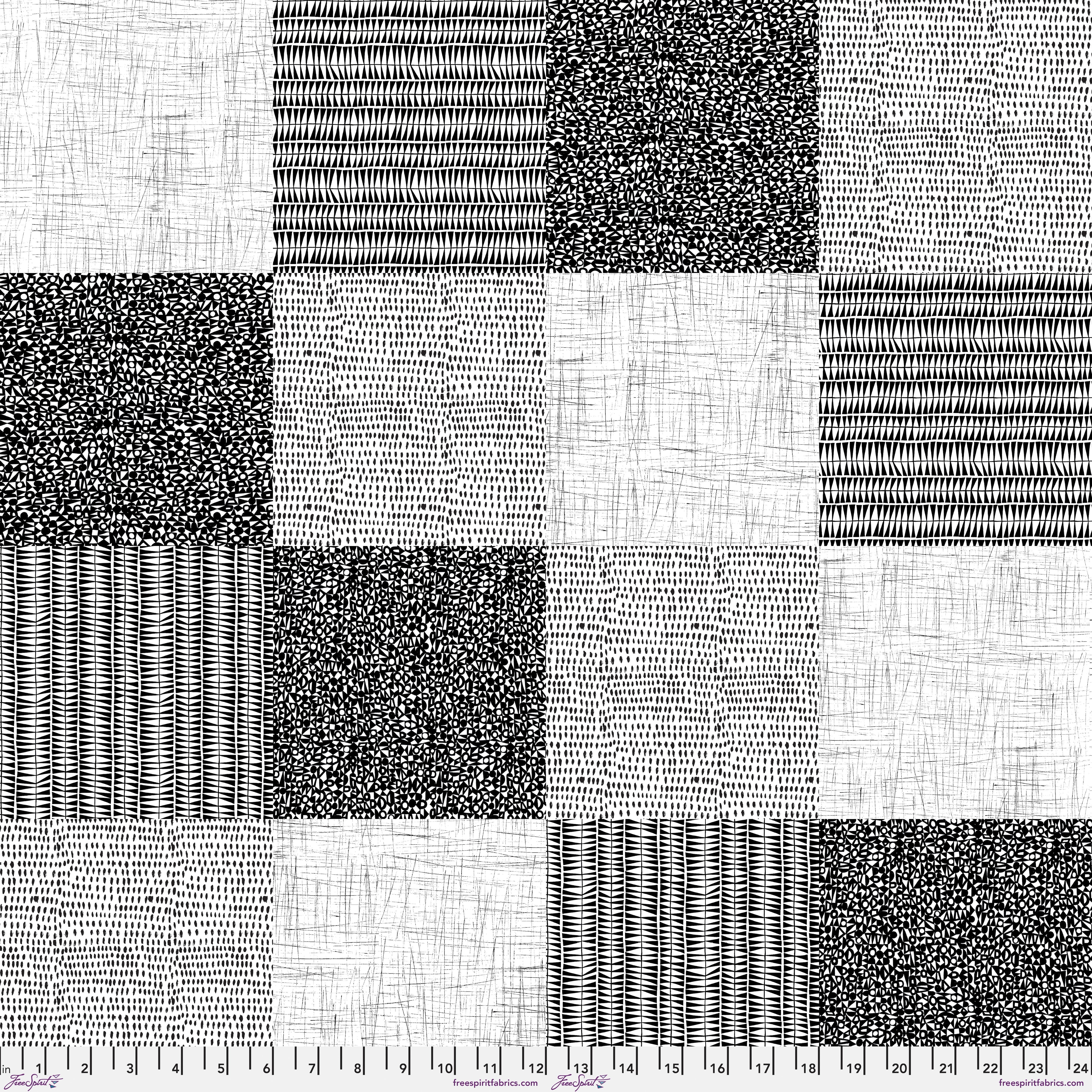 Flying South | Textures - Monochrome by Clare Youngs for FreeSpirit | PWCY011.MONOCHROME
