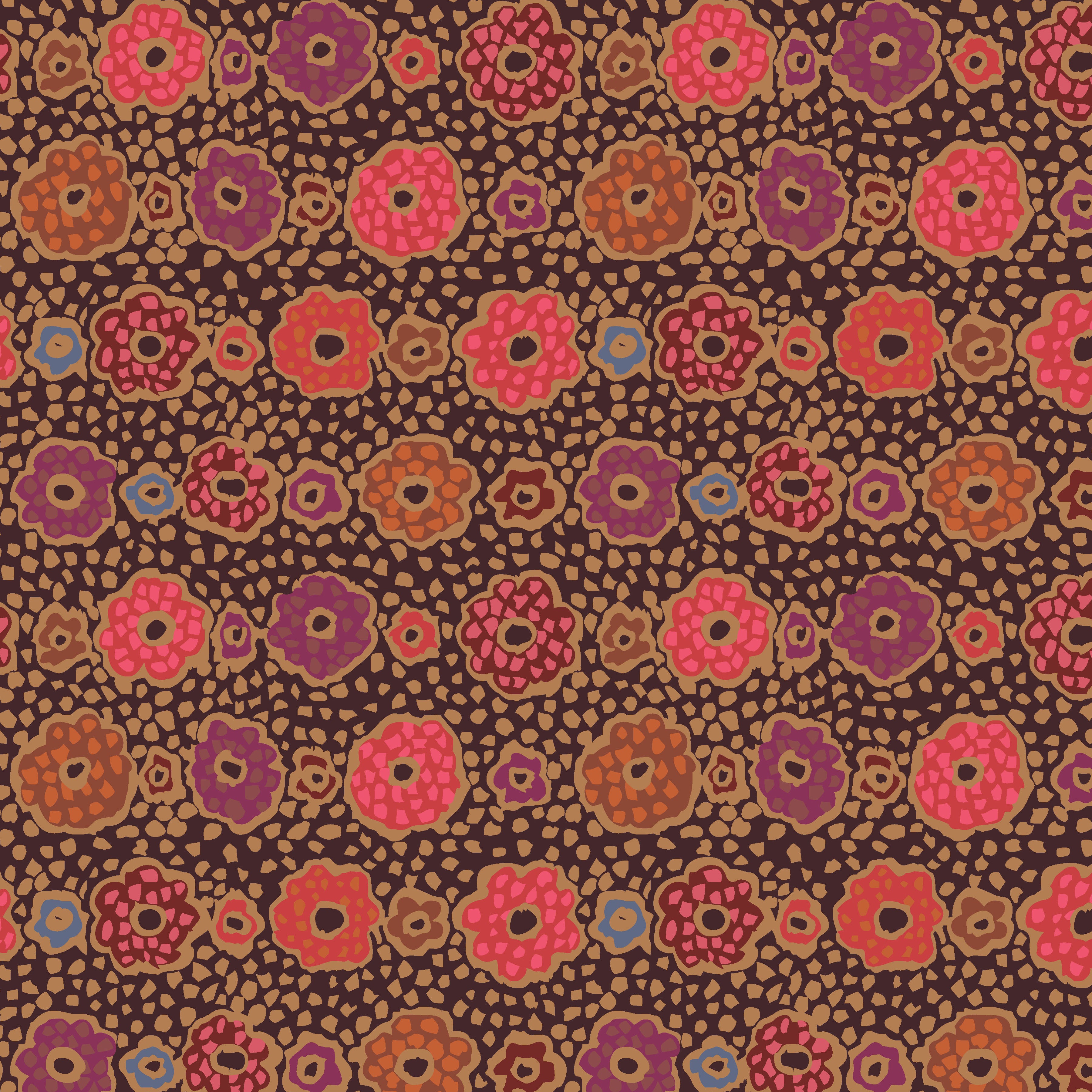 Kaffe: From the Archives | Samarkand - Charcoal by Kaffe Fassett Collective for FreeSpirit | PWGP058.CHARCOAL