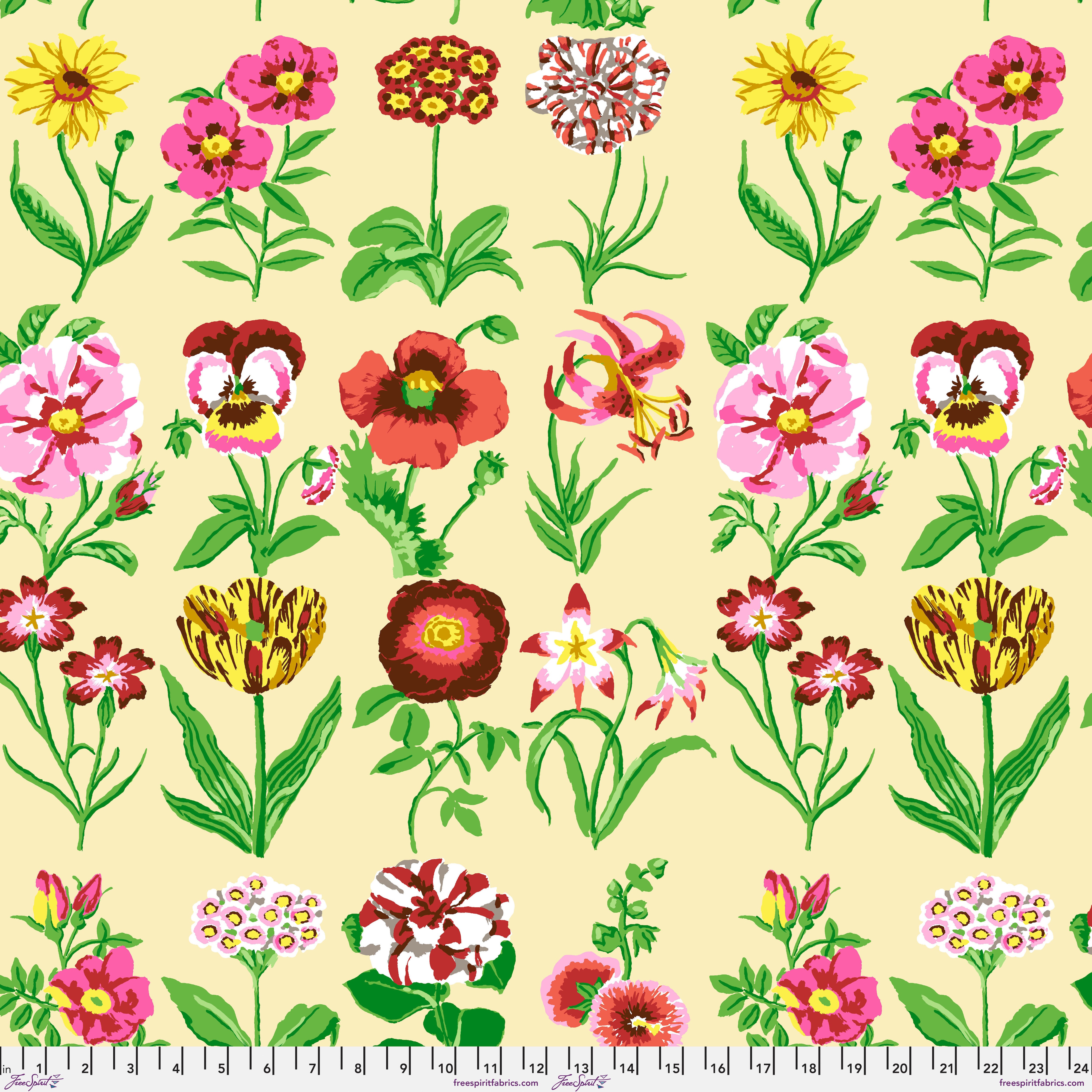 February 2025 | Flower Studies - Ecru by Kaffe Fassett Collective for Free Spirit | PWGP205.ECRU