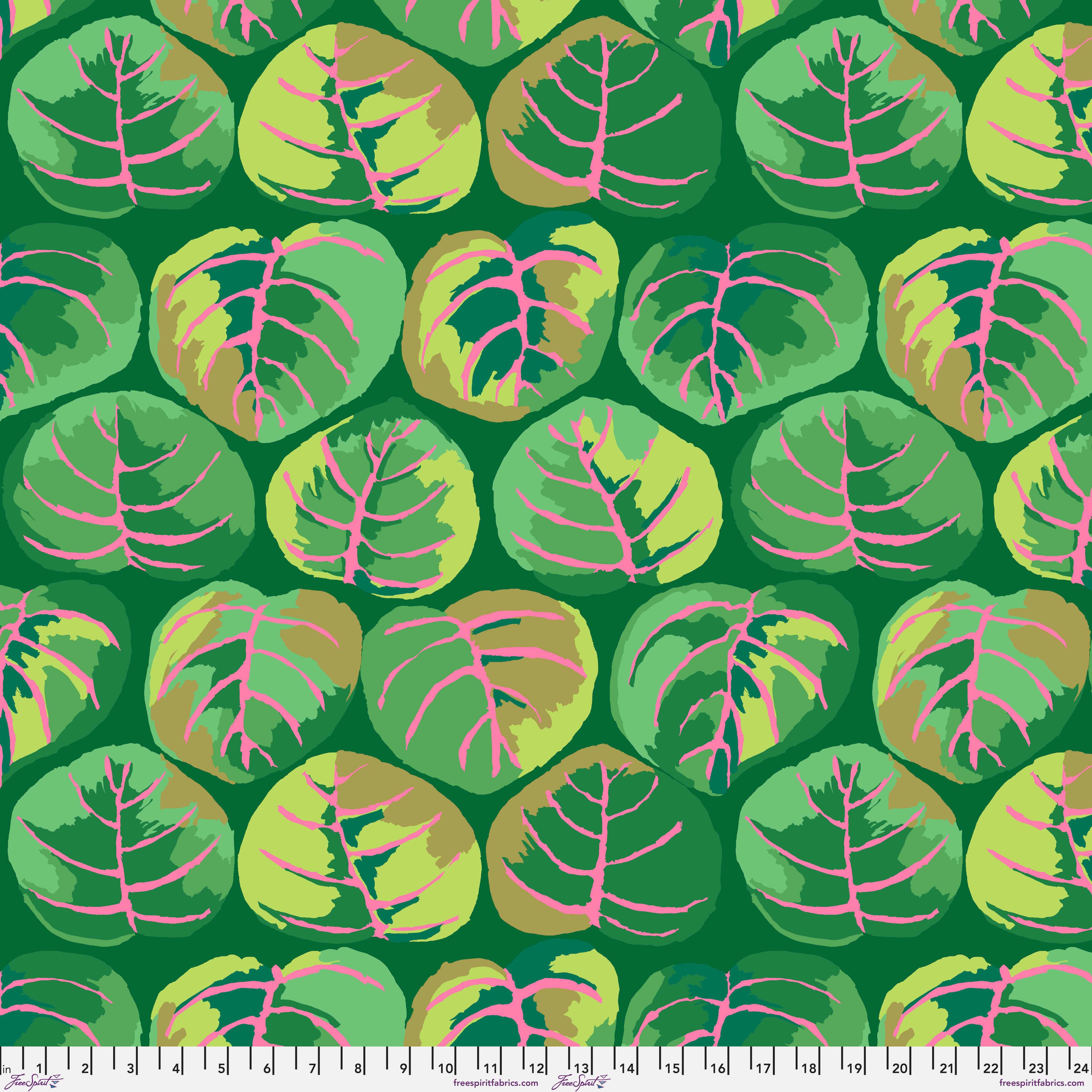 February 2025 | Palm Leaves - Green by Kaffe Fassett Collective for Free Spirit | PWGP208.GREEN