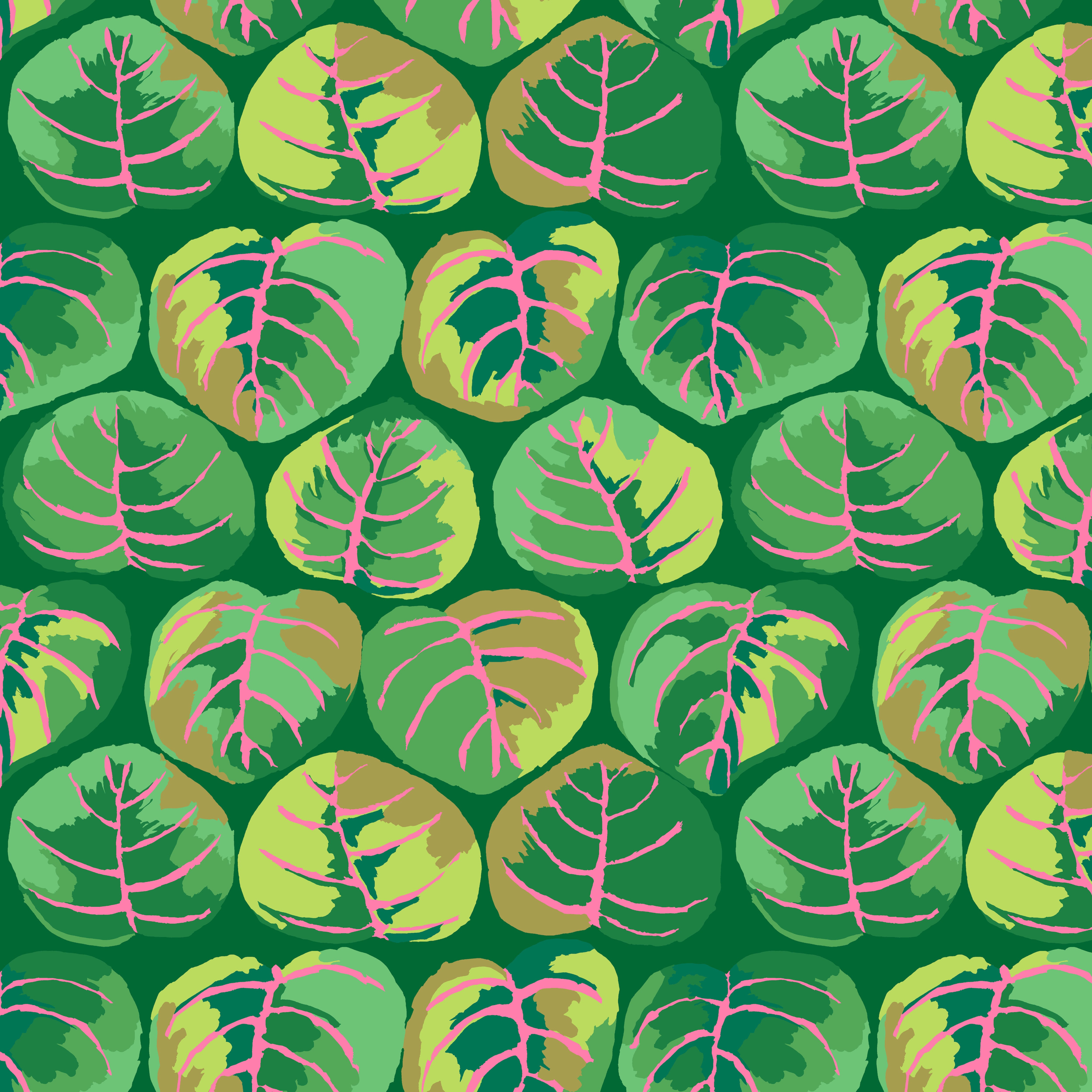 February 2025 | Palm Leaves - Green by Kaffe Fassett Collective for Free Spirit | PWGP208.GREEN