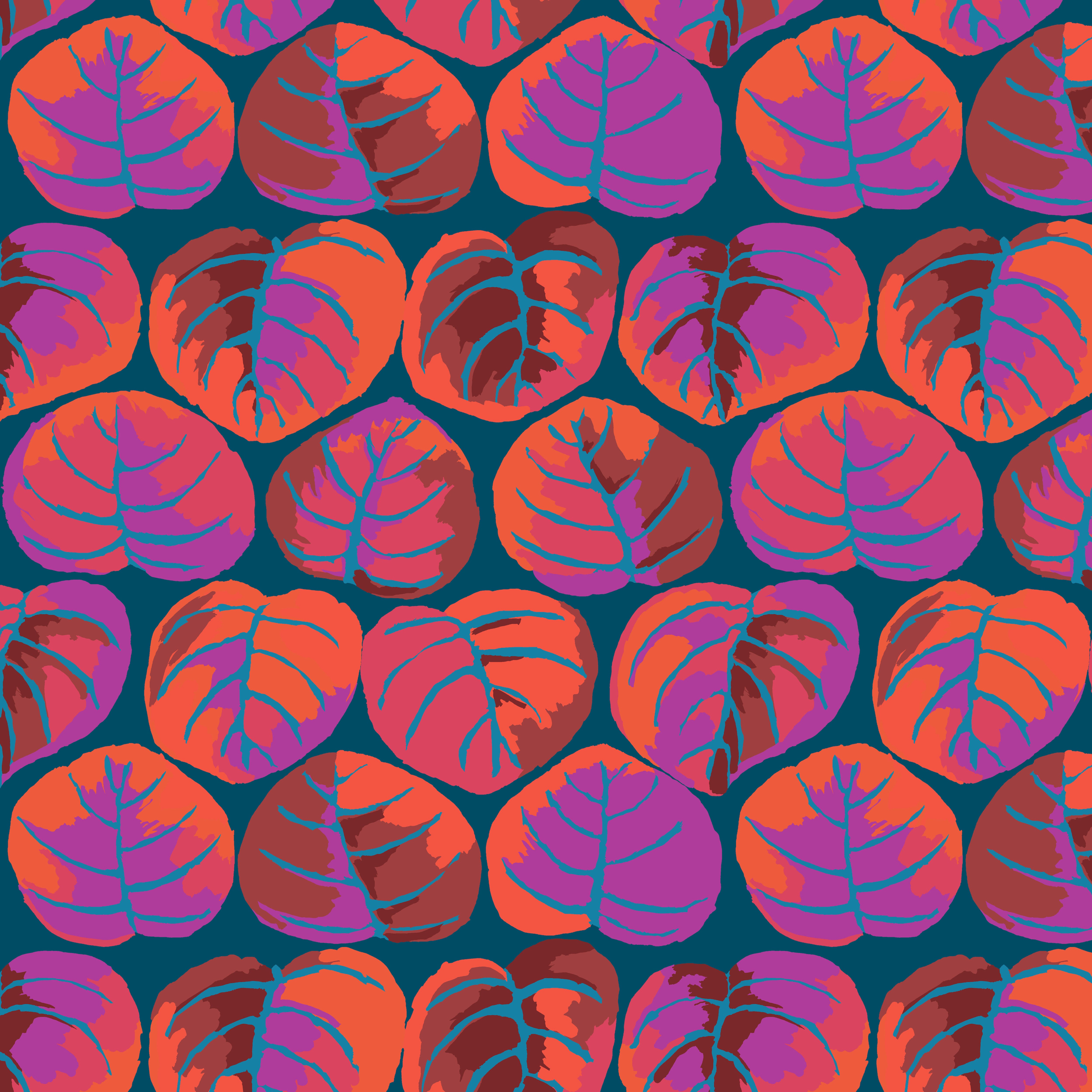 February 2025 | Palm Leaves - Red by Kaffe Fassett Collective for Free Spirit | PWGP208.RED