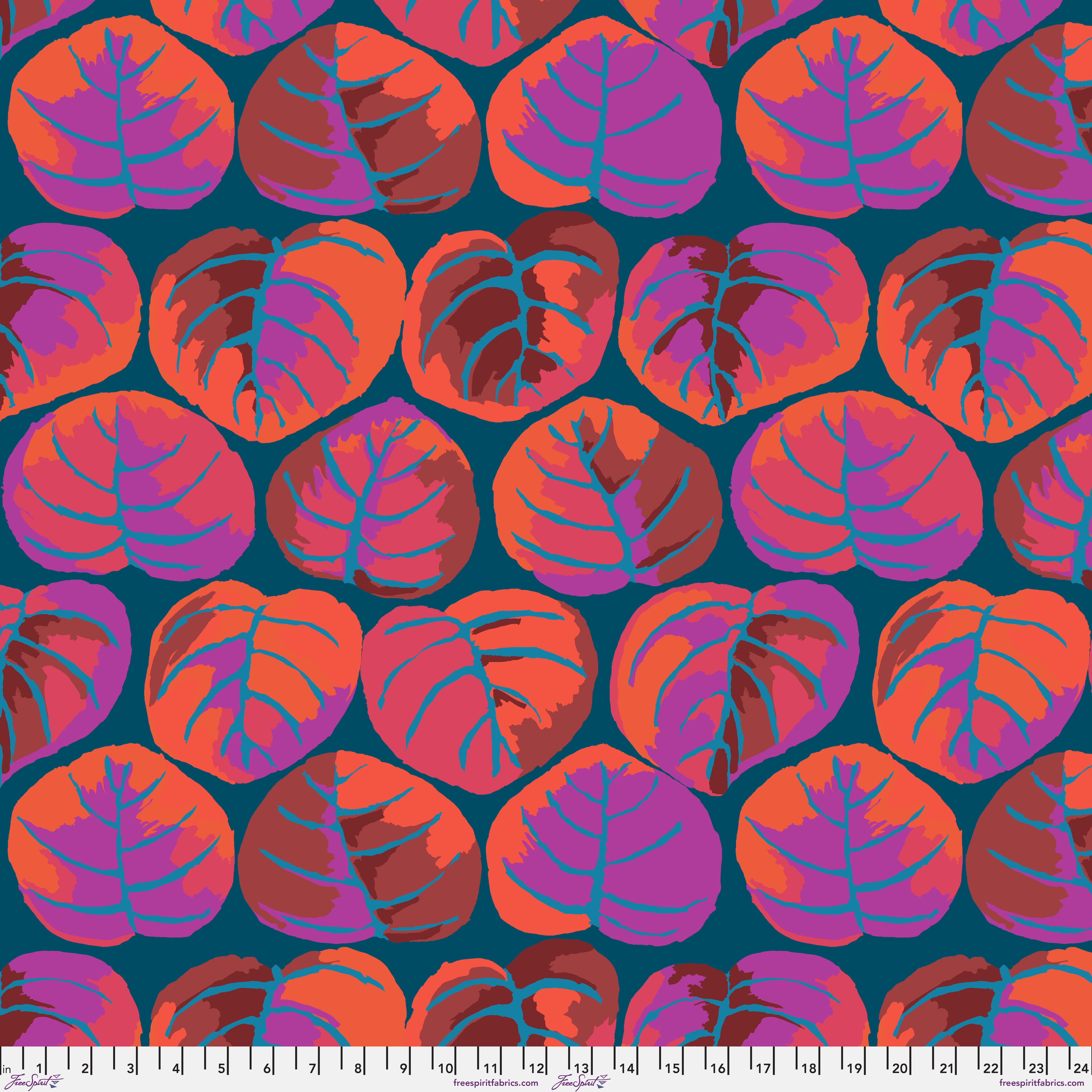February 2025 | Palm Leaves - Red by Kaffe Fassett Collective for Free Spirit | PWGP208.RED