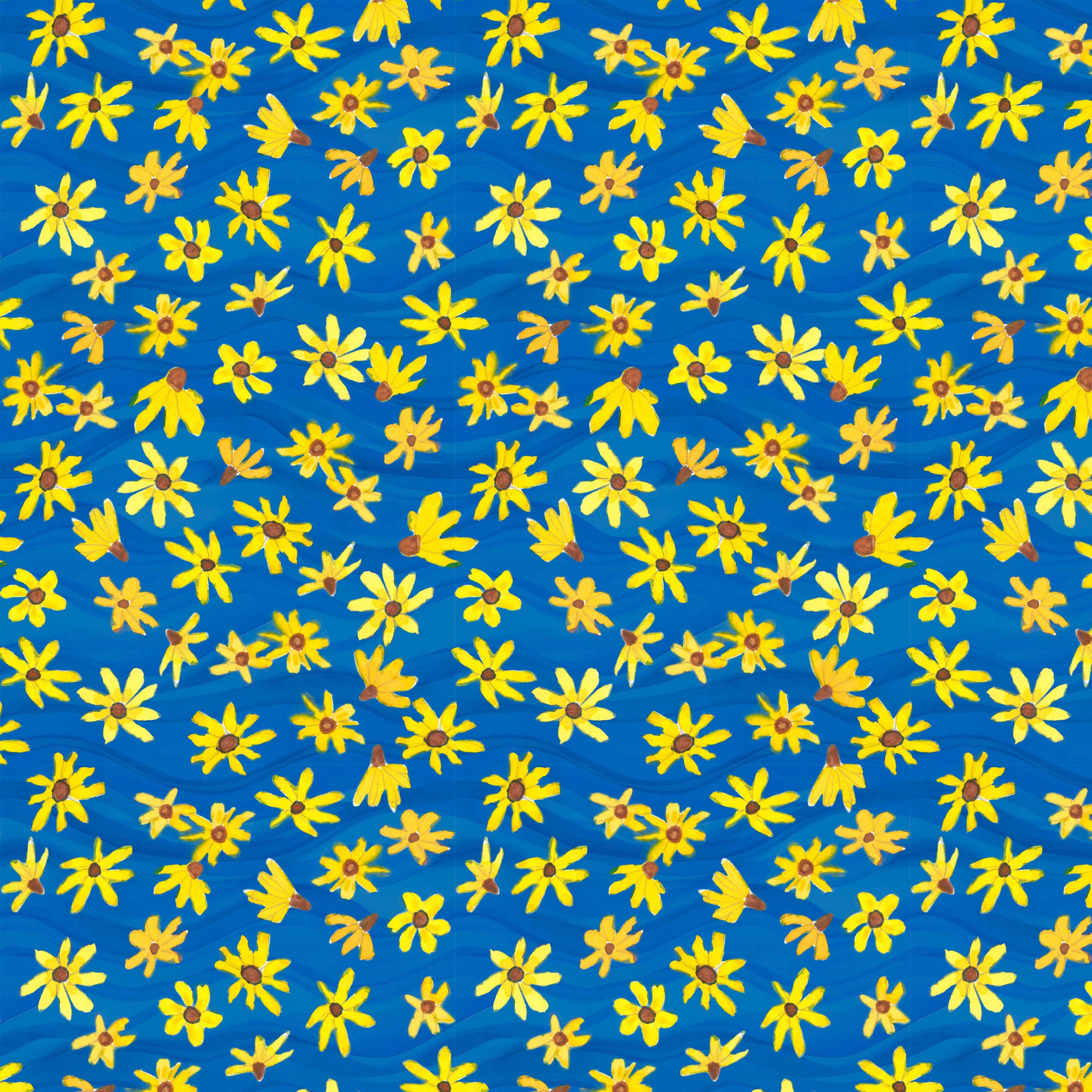 Sisters Mountain Meadow | Coneflower Confetti - Sunshine by Kathy Deggendorfer | PWKD004.SUNSHINE