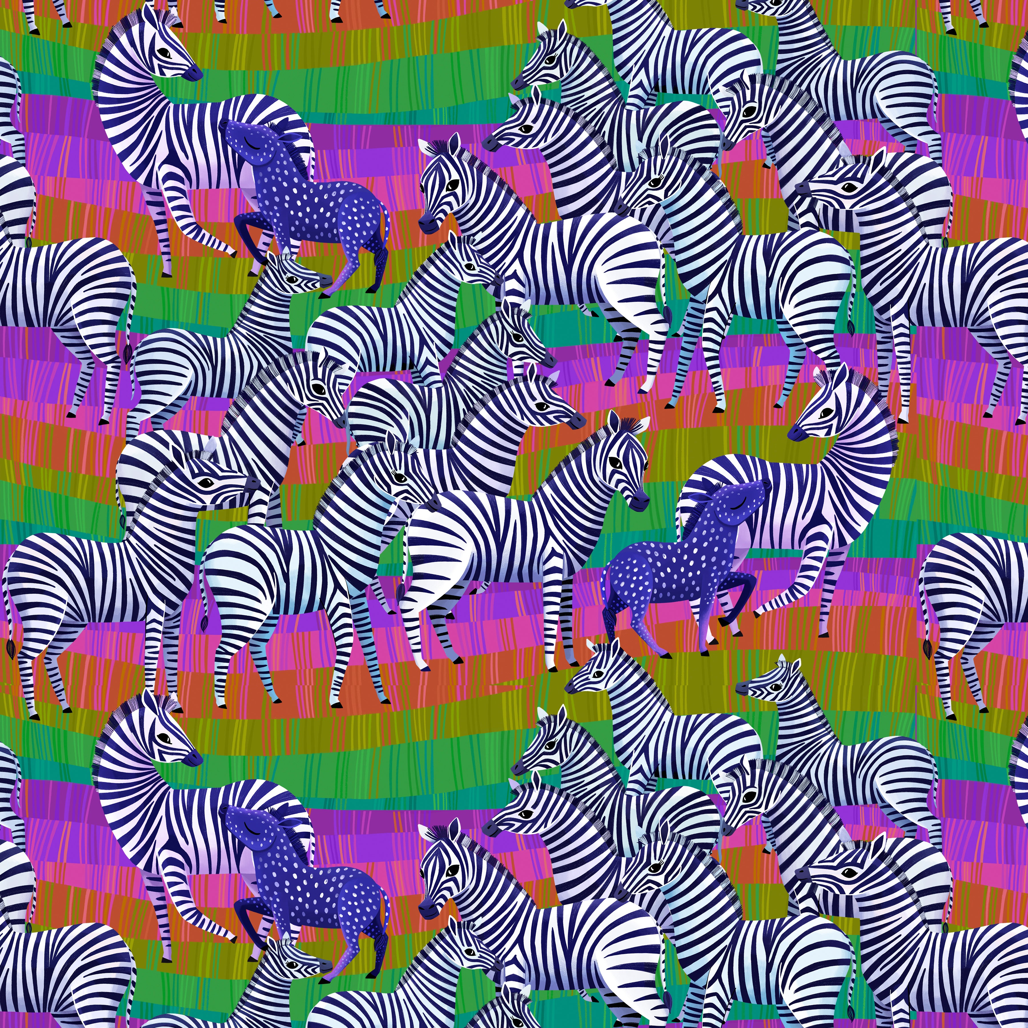 Love in the Wild | Love in the Grasslands - Multi by Katy Tanis for FreeSpirit | PWKT038.XMULTI