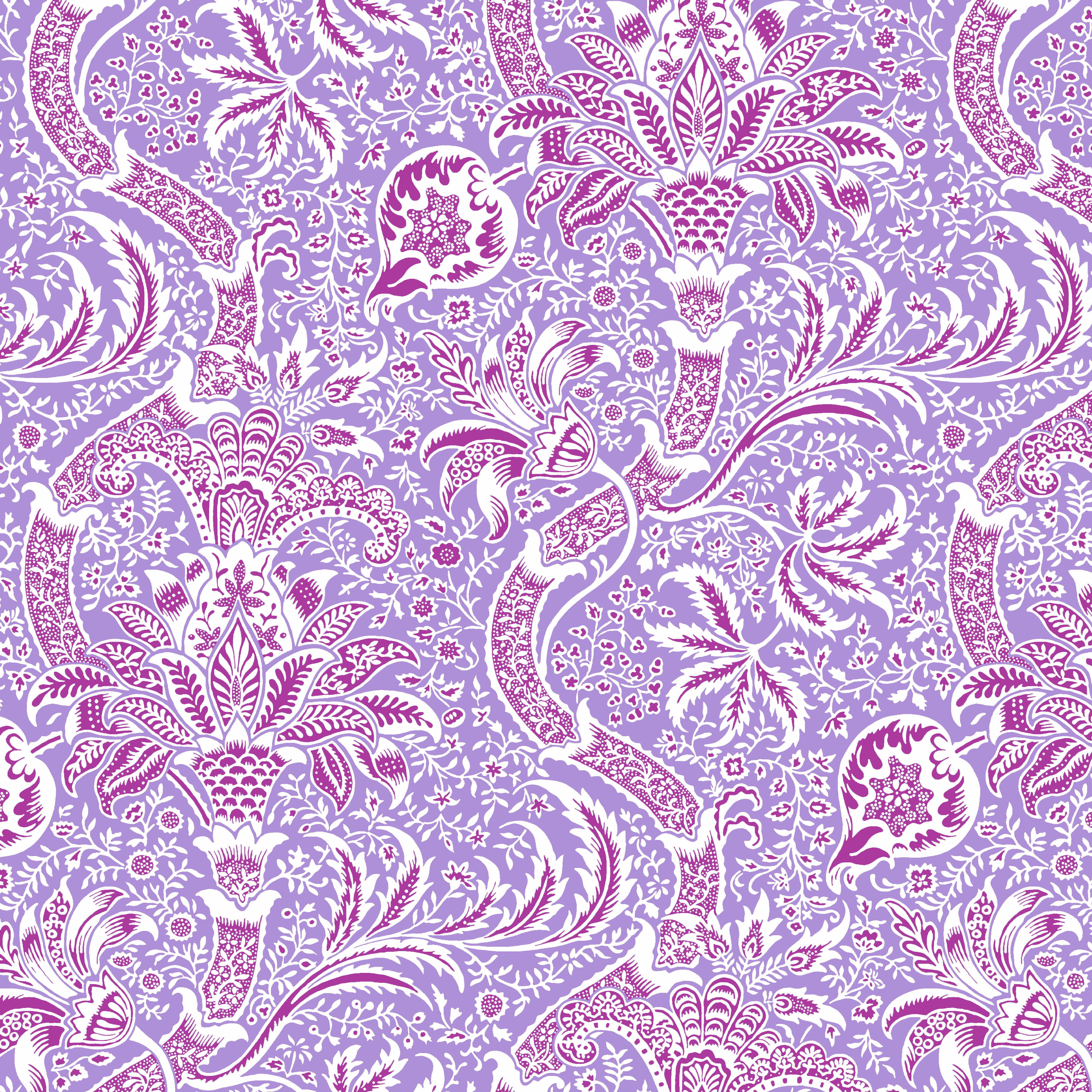 Kaffe Fassett x Morris & Co. | Indian - Lavender by Free Spirit Fabrics | PWKW005.LAVENDER