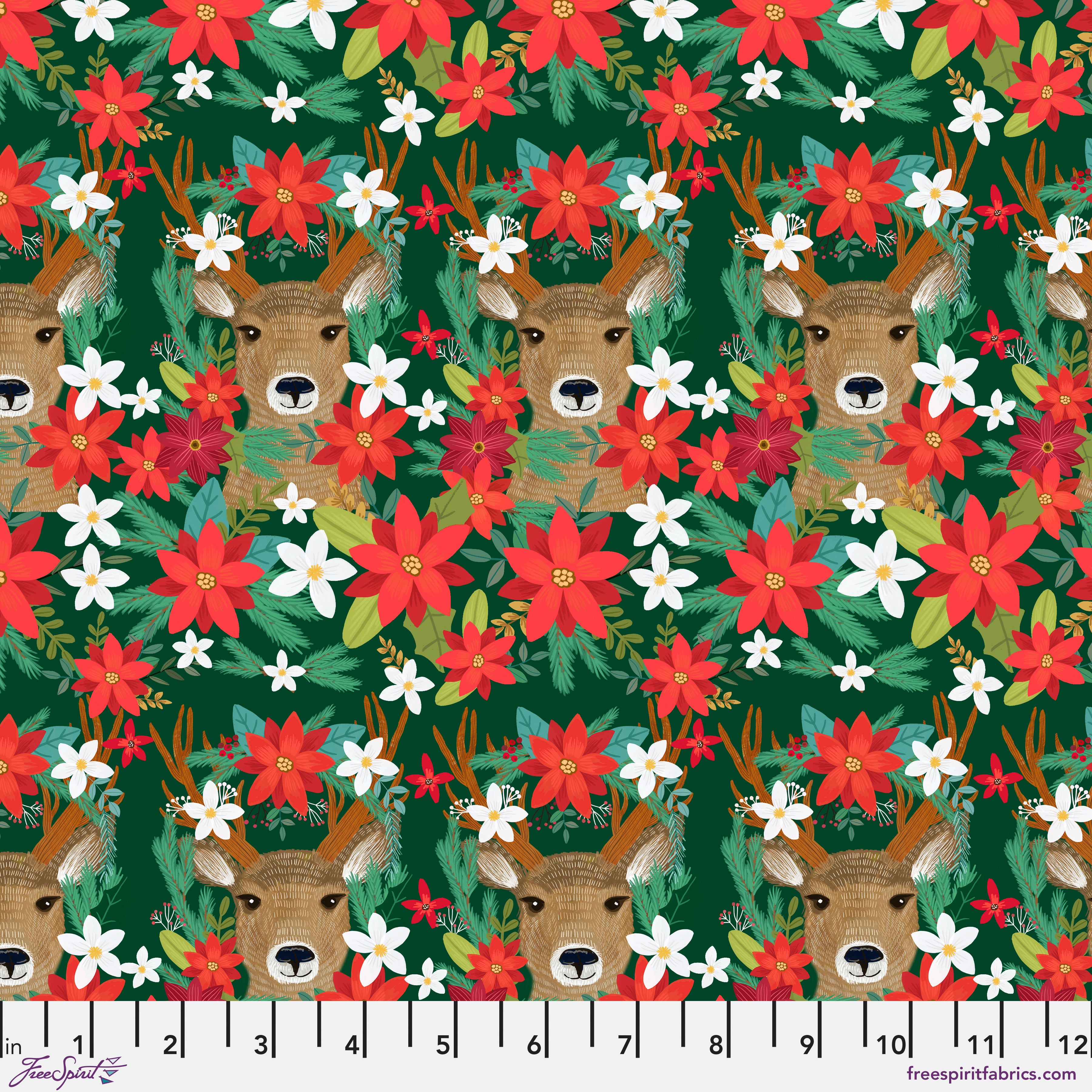 Christmas Cabin | Reindeer Revelry - Multi by Mia Charro for FreeSpirit | PWMC087.XMULTI