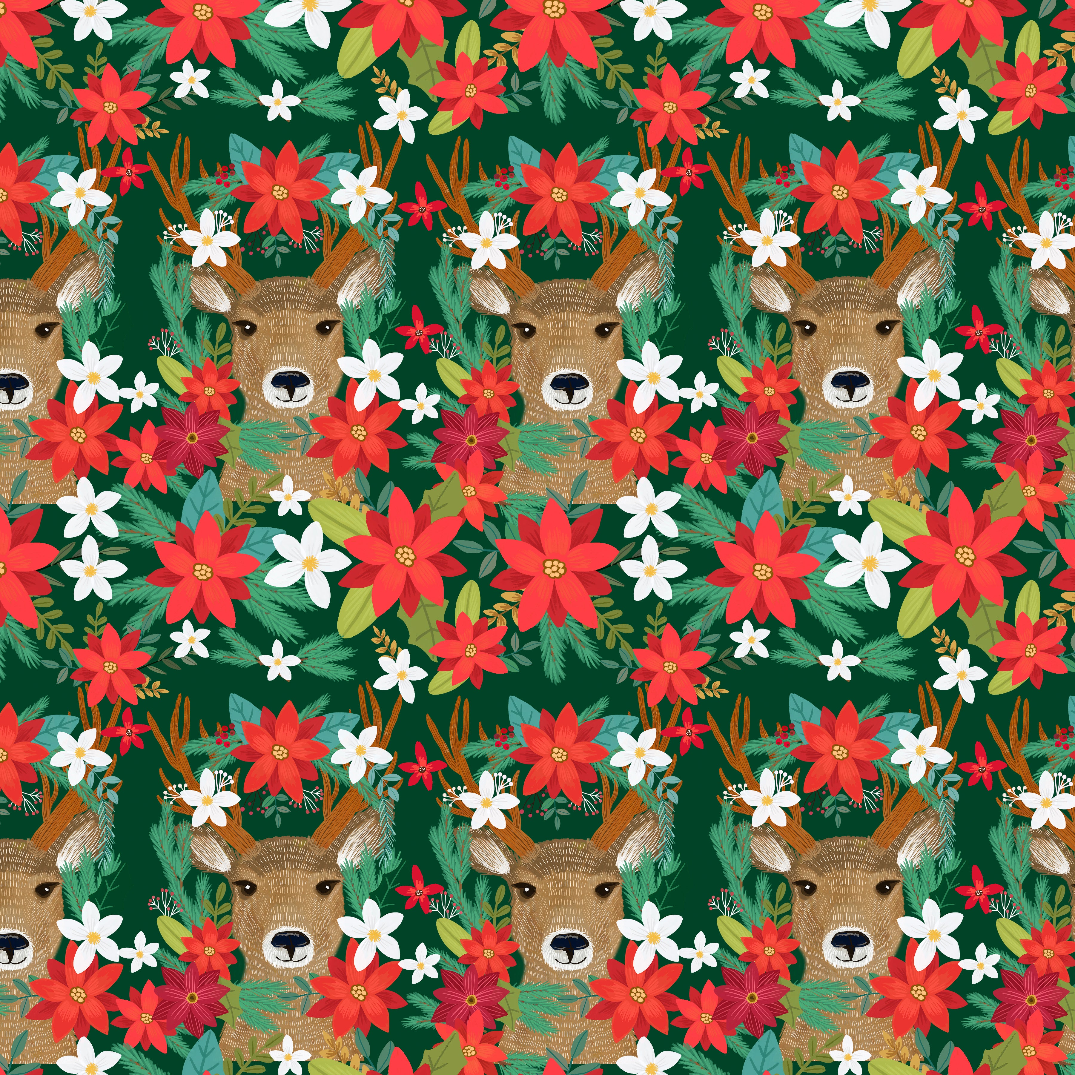 Christmas Cabin | Reindeer Revelry - Multi by Mia Charro for FreeSpirit | PWMC087.XMULTI