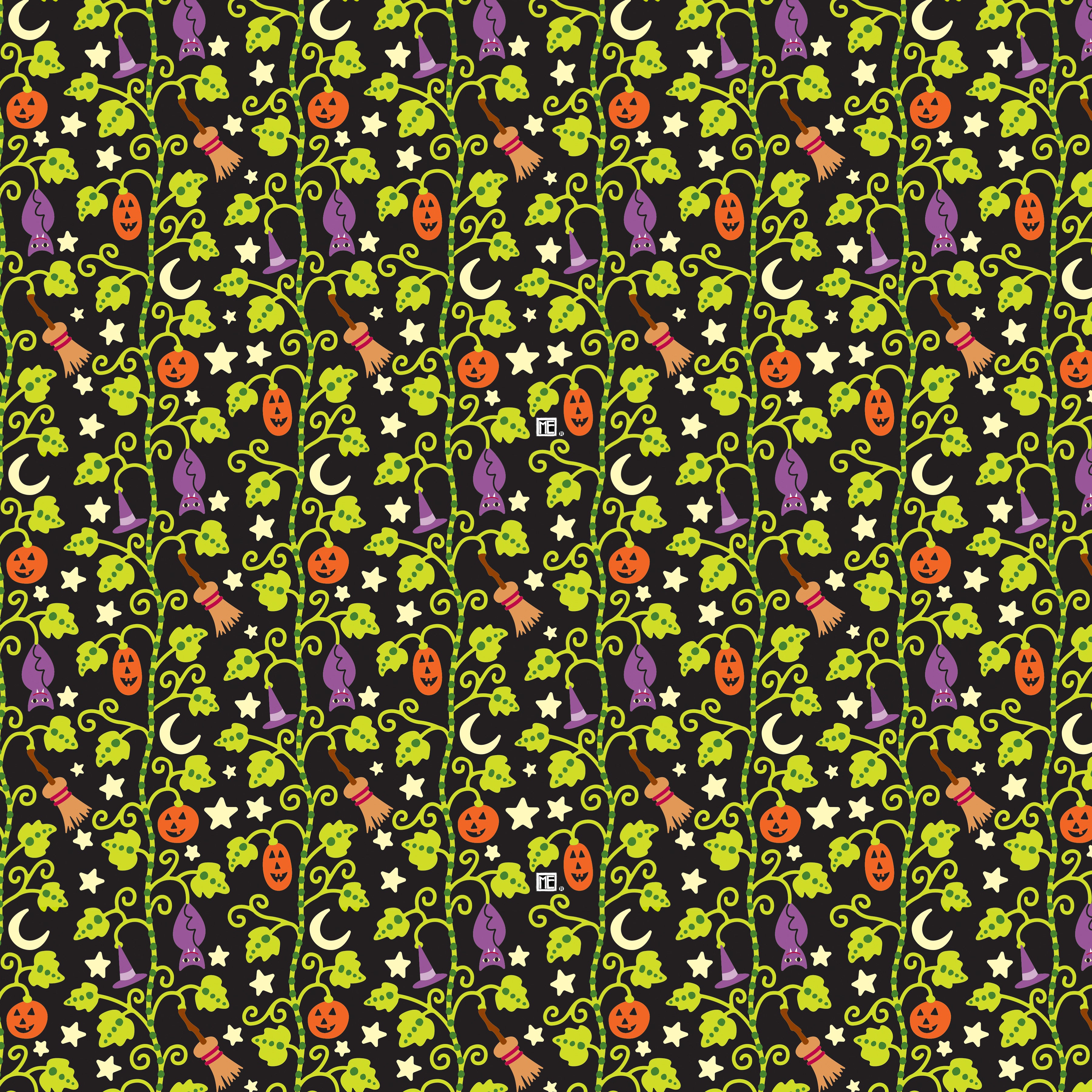 Spooky Cute Halloween | Halloween Stalks - Multi by Mary Engelbreit for FreeSpirit | PWMY006.MULTI