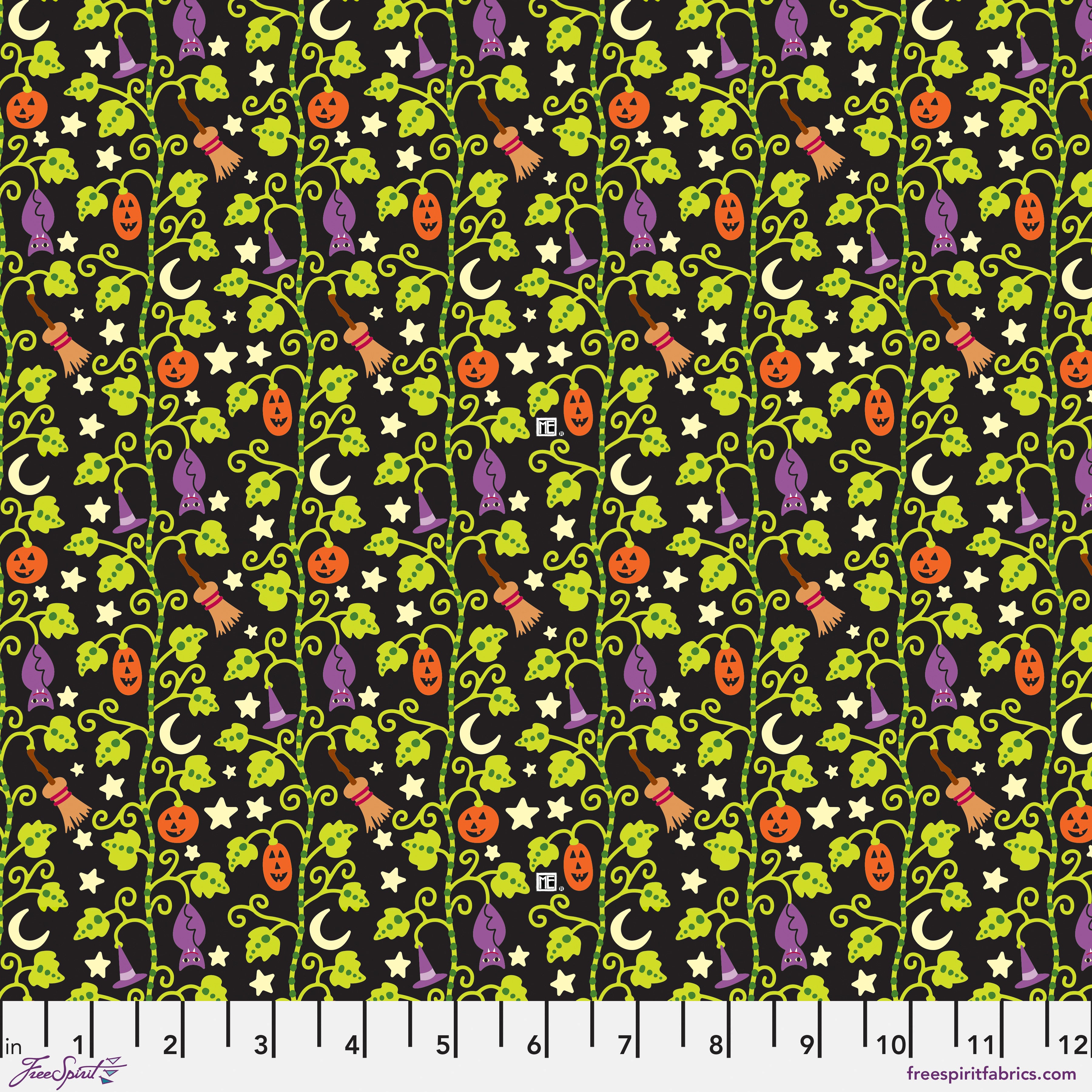 Spooky Cute Halloween | Halloween Stalks - Multi by Mary Engelbreit for FreeSpirit | PWMY006.MULTI