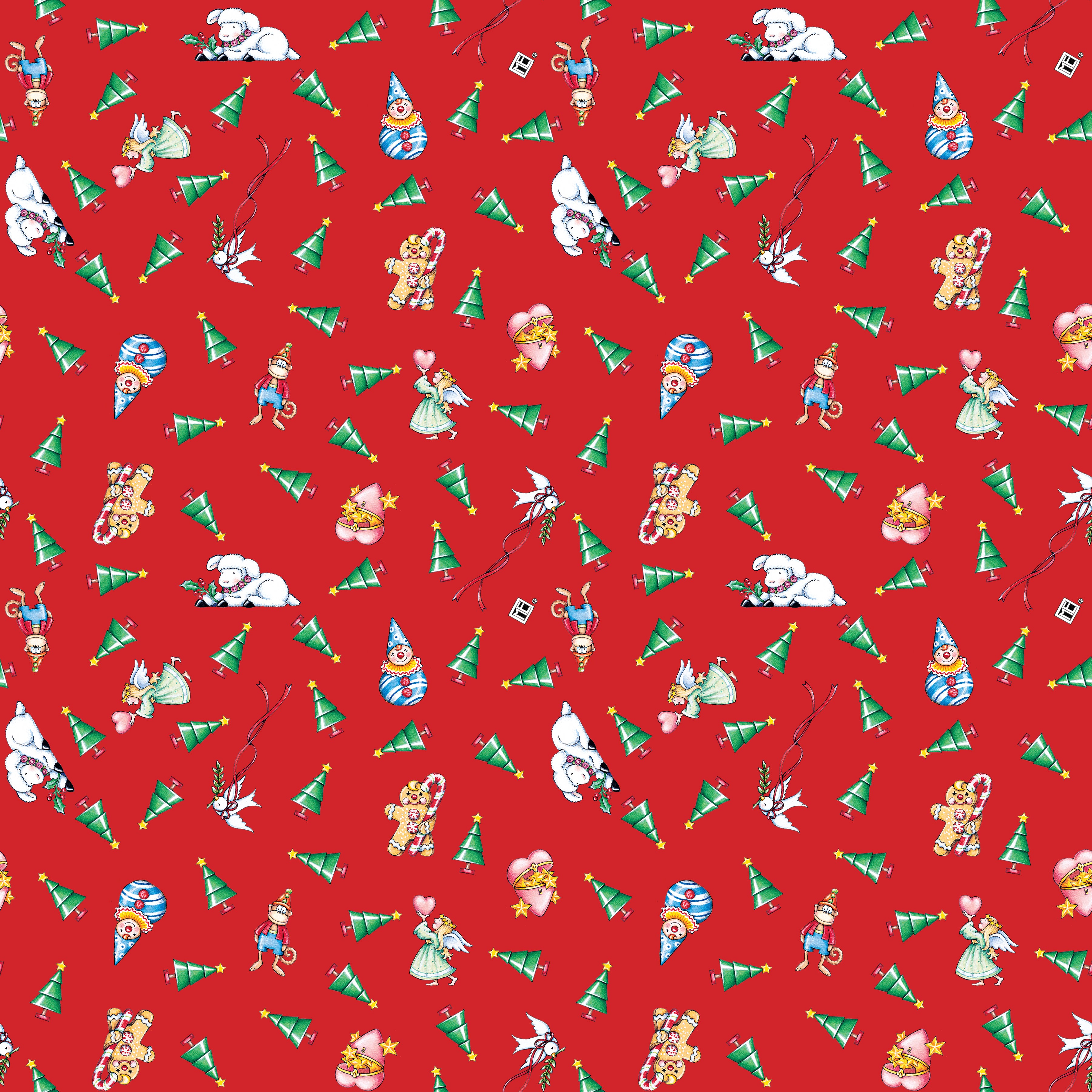 So Much Joy! | Christmas Tree Toss - Red by Mary Engelbreit for FreeSpirit | PWMY020.RED