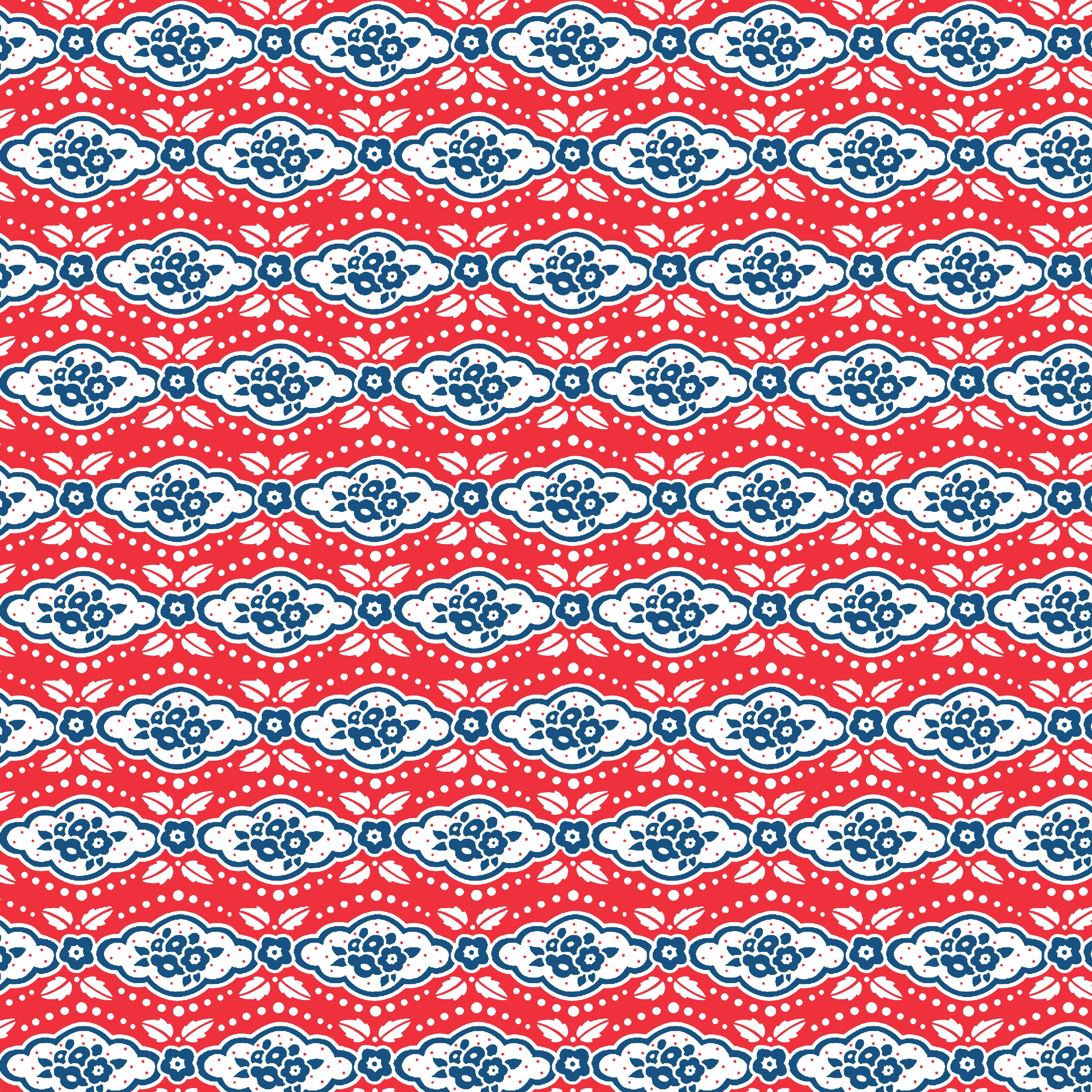 Happy Birthday, America | Maison Rouge - Red by Mary Engelbreit for FreeSpirit | PWMY025-RED