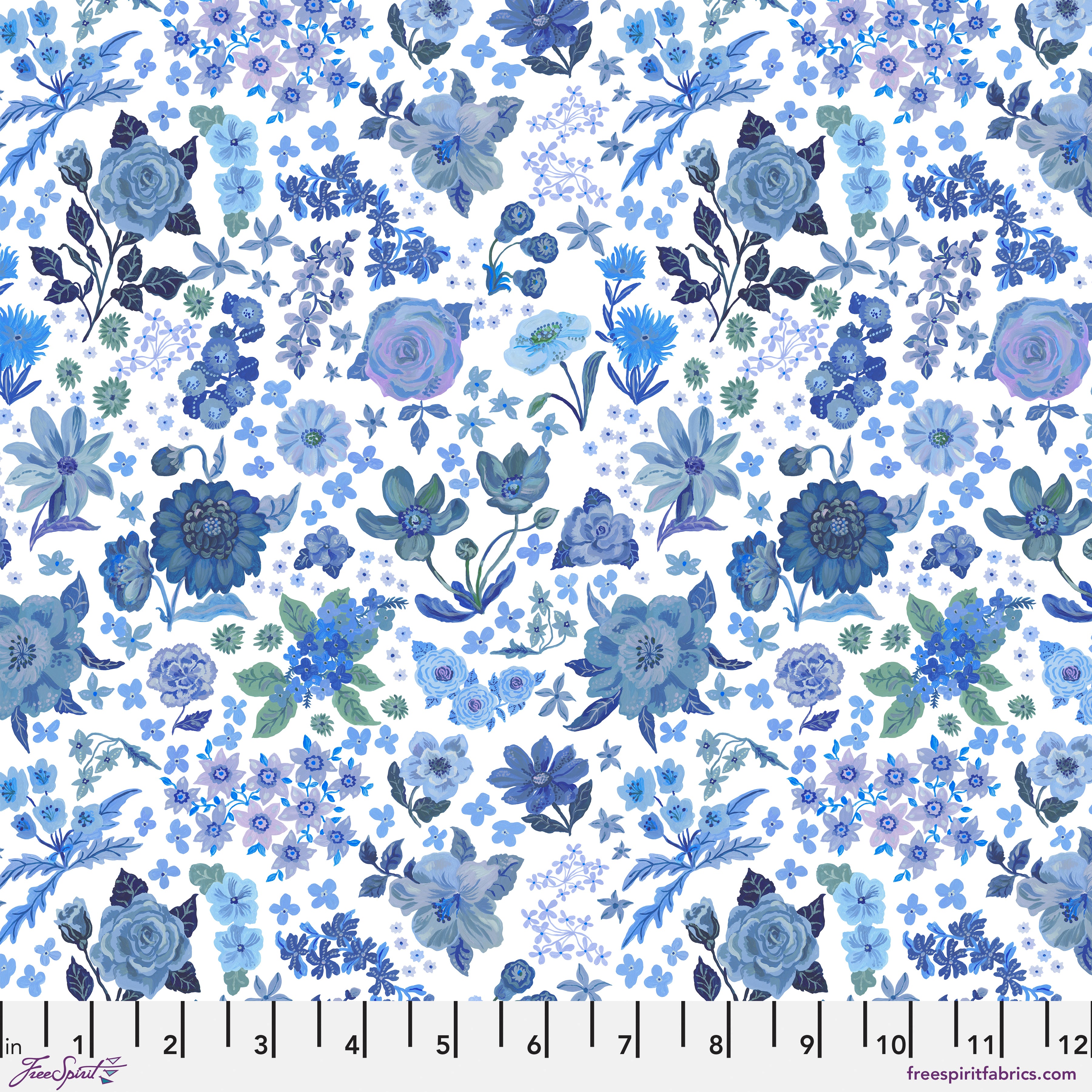 Pastoral Symphony | Blue Dreams - Blue by Nathalie Lété for FreeSpirit | PWNL048.BLUE