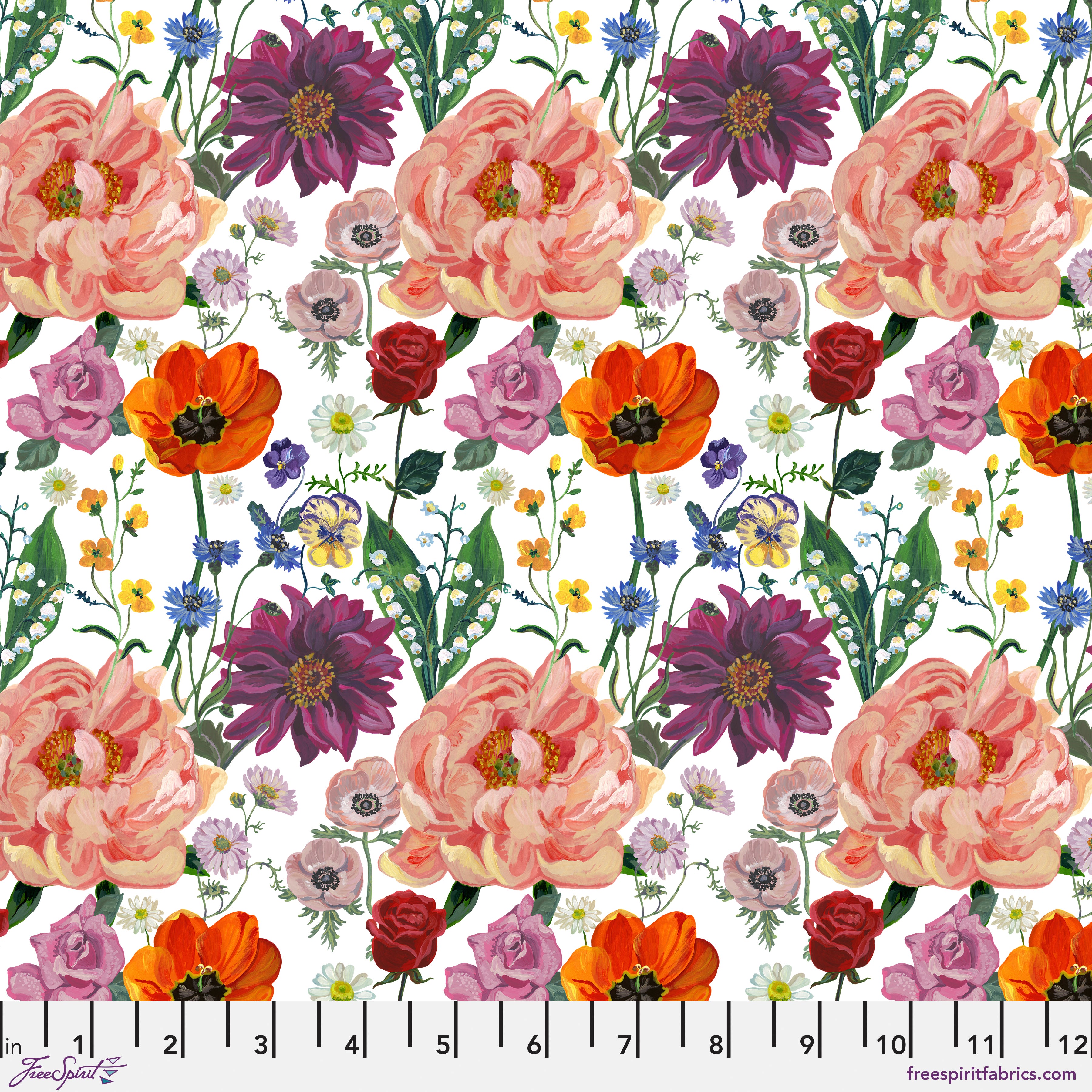 Pastoral Symphony | Happy Garden - Multi by Nathalie Lété for FreeSpirit | PWNL054.MULTI