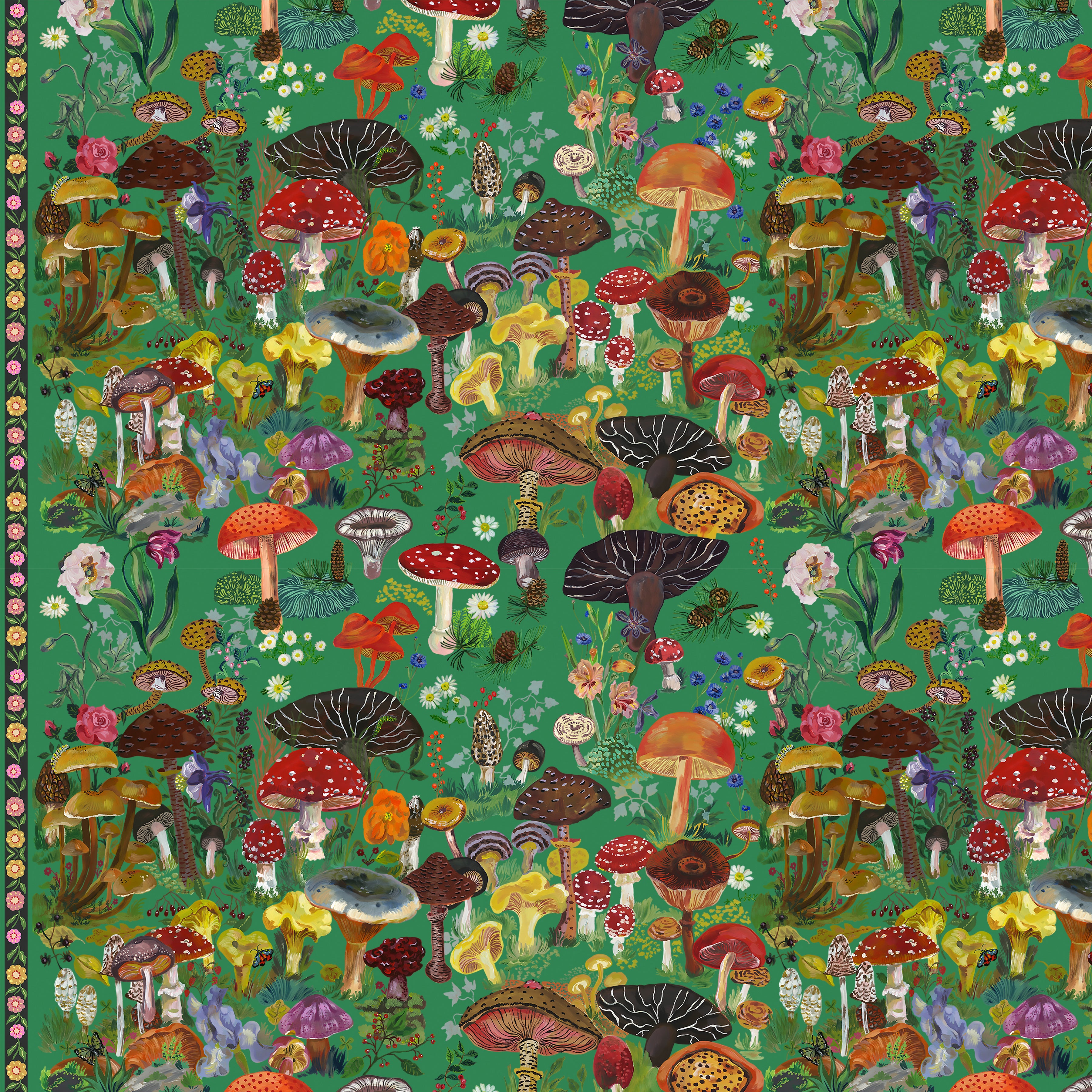 Pastoral Symphony | Magic Mushrooms - Mousse by Nathalie Lété for FreeSpirit | PWNL059.MOUSSE