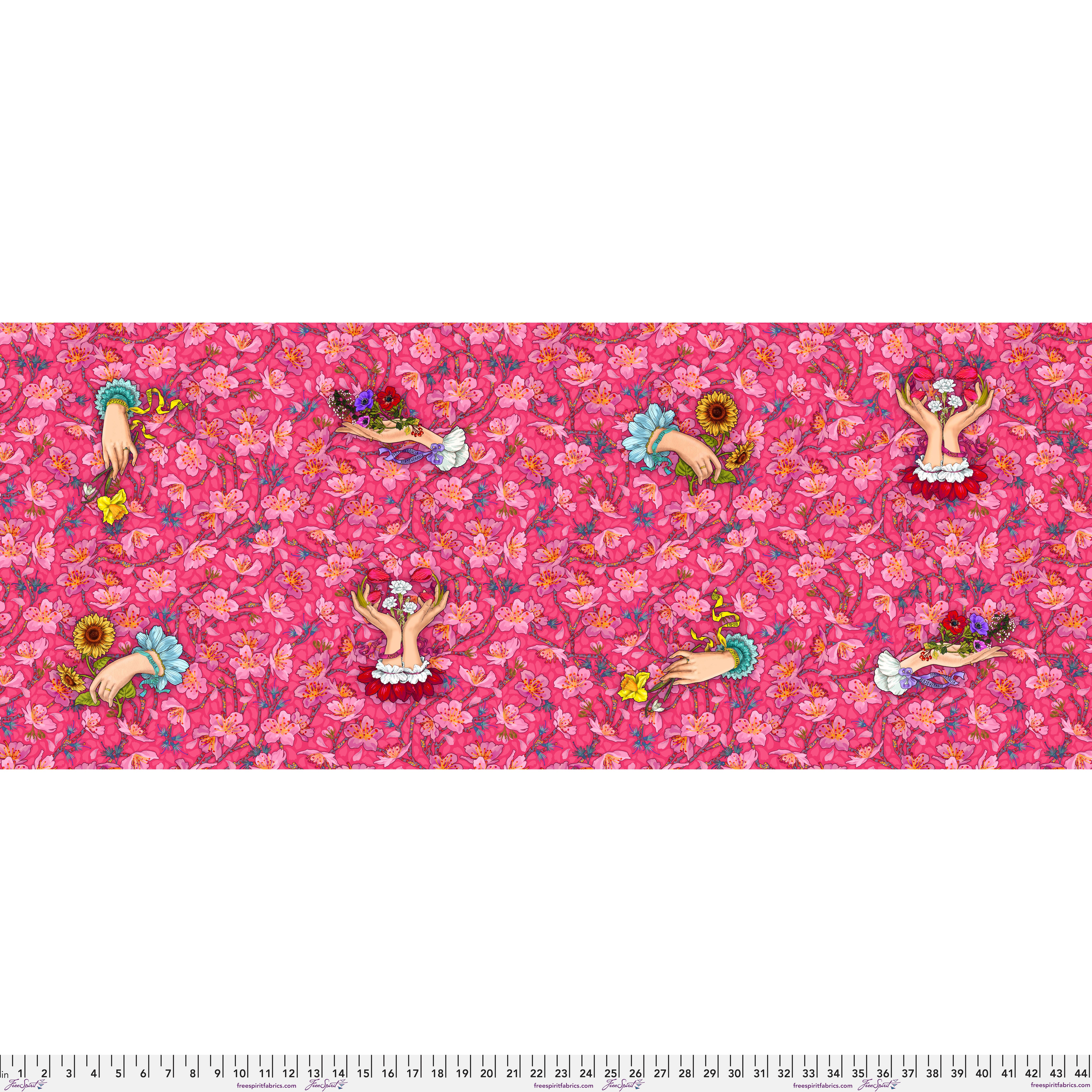 Language of Flowers | Say It With Flowers - Rose by Odile Bailloeul for Free Spirit | PWOB098.ROSE