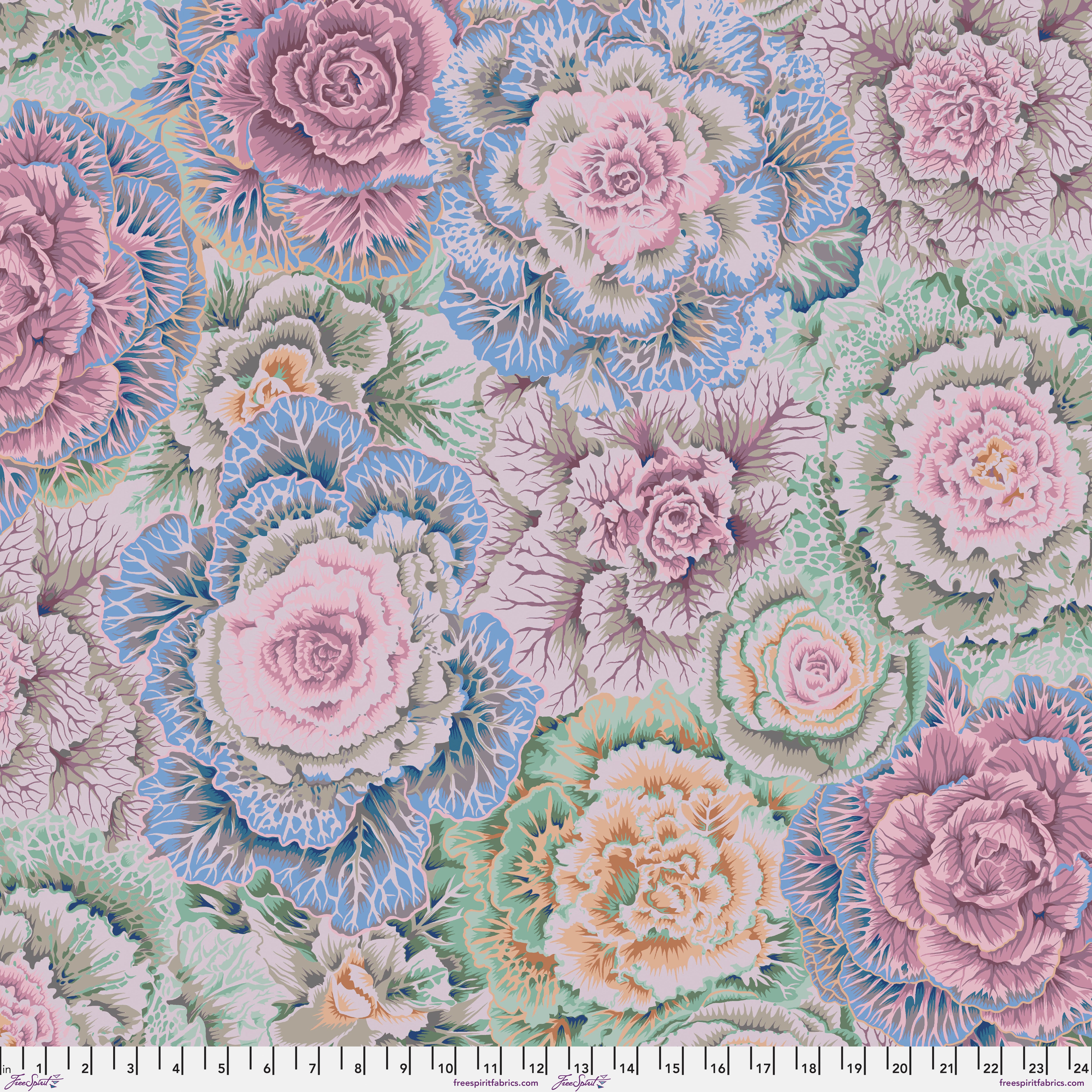 Classics | Brassica - Gray by Kaffe Fassett Collective for Free Spirit | PWPJ051.GRAYX