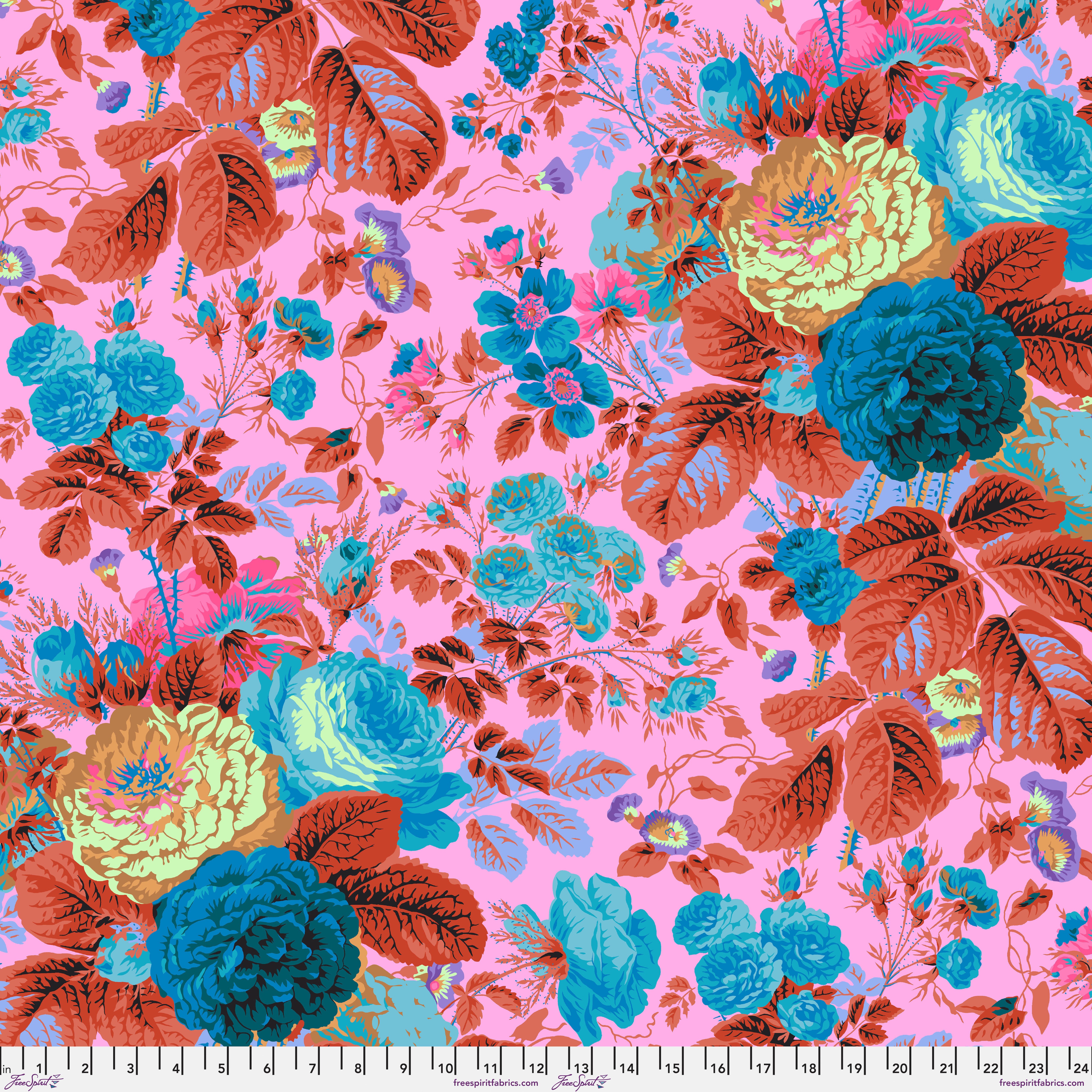 February 2025 | Gradi Floral - Lavender by Kaffe Fassett Collective for Free Spirit | PWPJ053.LAVENDER
