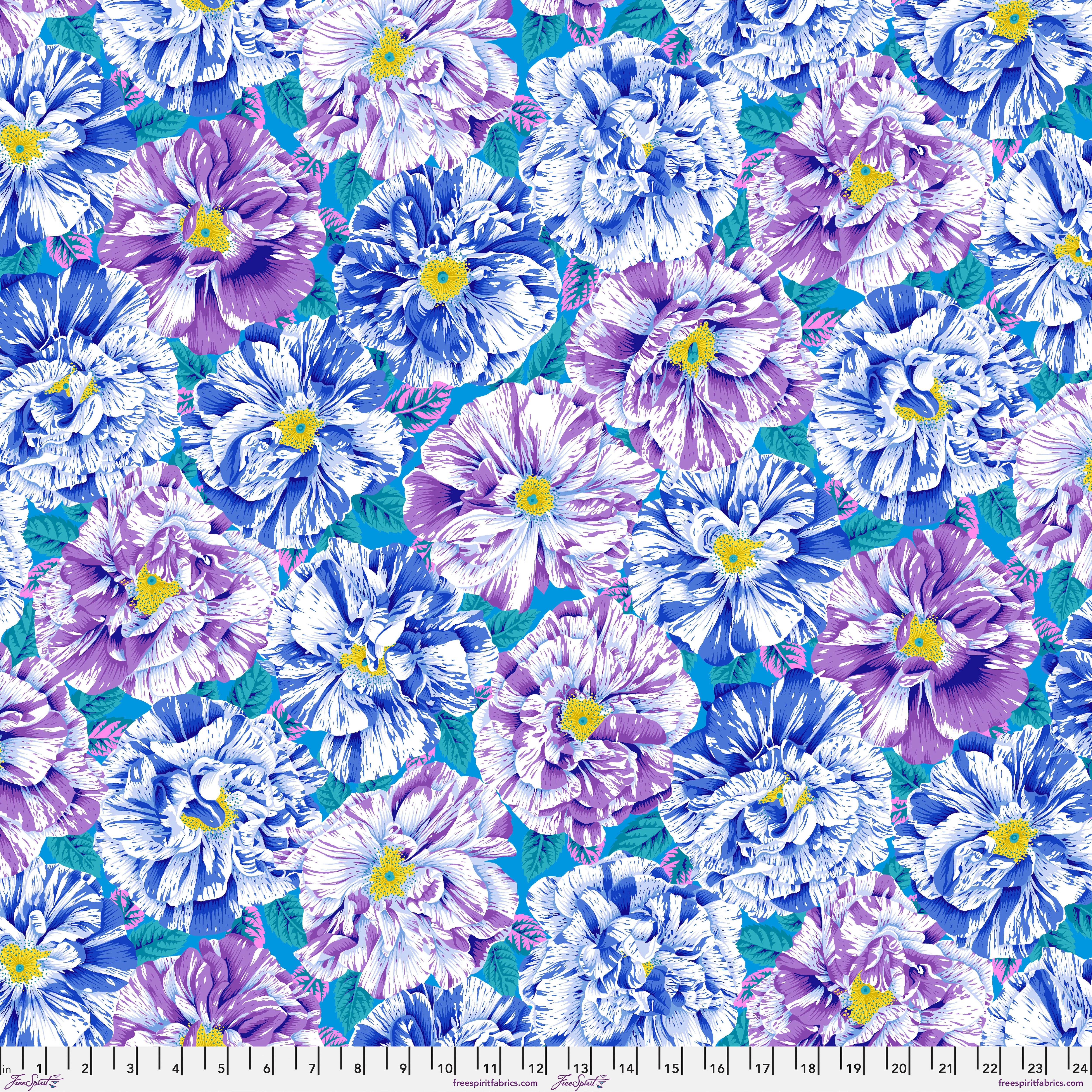 February 2026 | Bouffant - Blue by Kaffe Fassett Collective for FreeSpirit | PWPJ061.BLUE