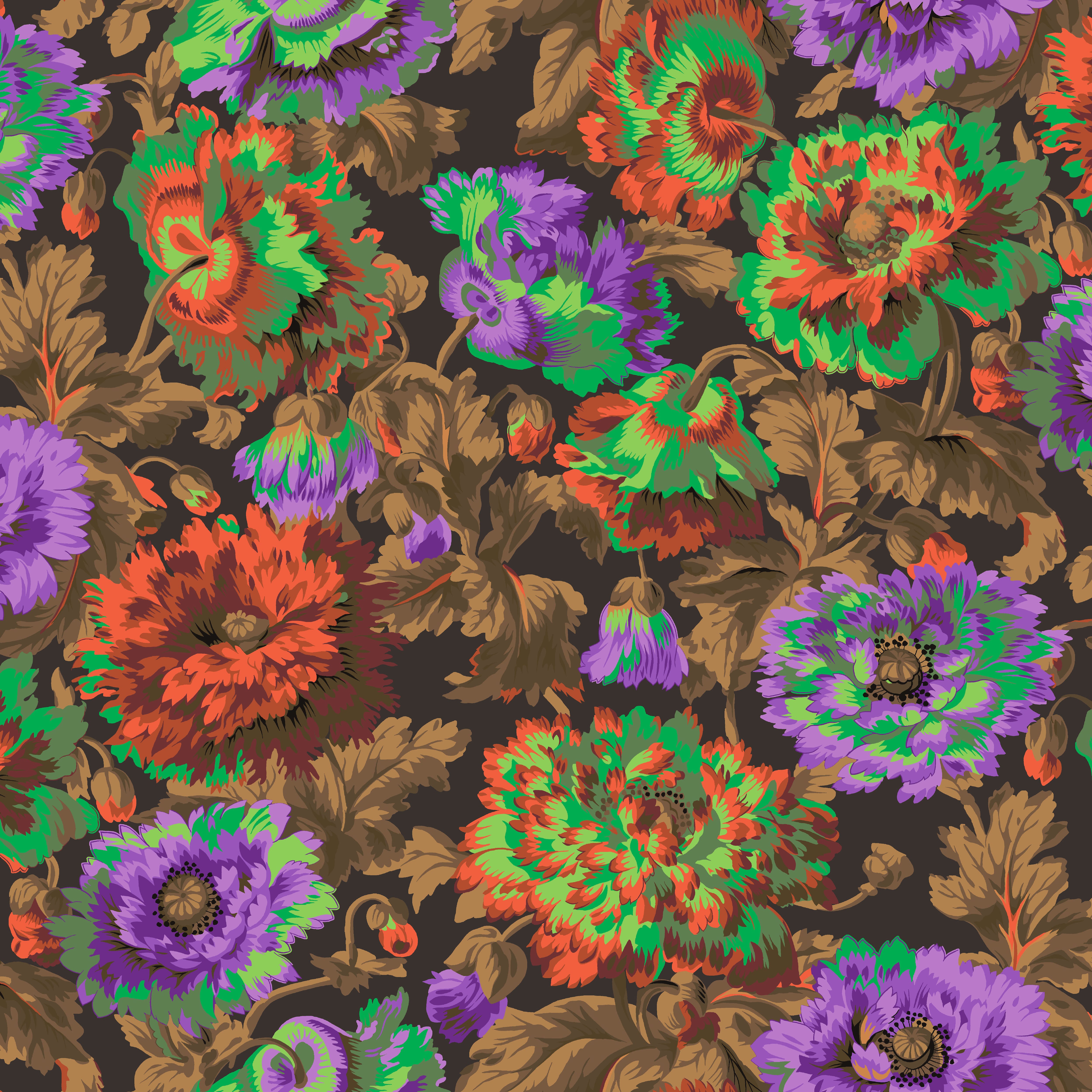 August 2025 | Rosemary - Dark by Kaffe Fassett Collective for FreeSpirit | PWPJ134.DARK