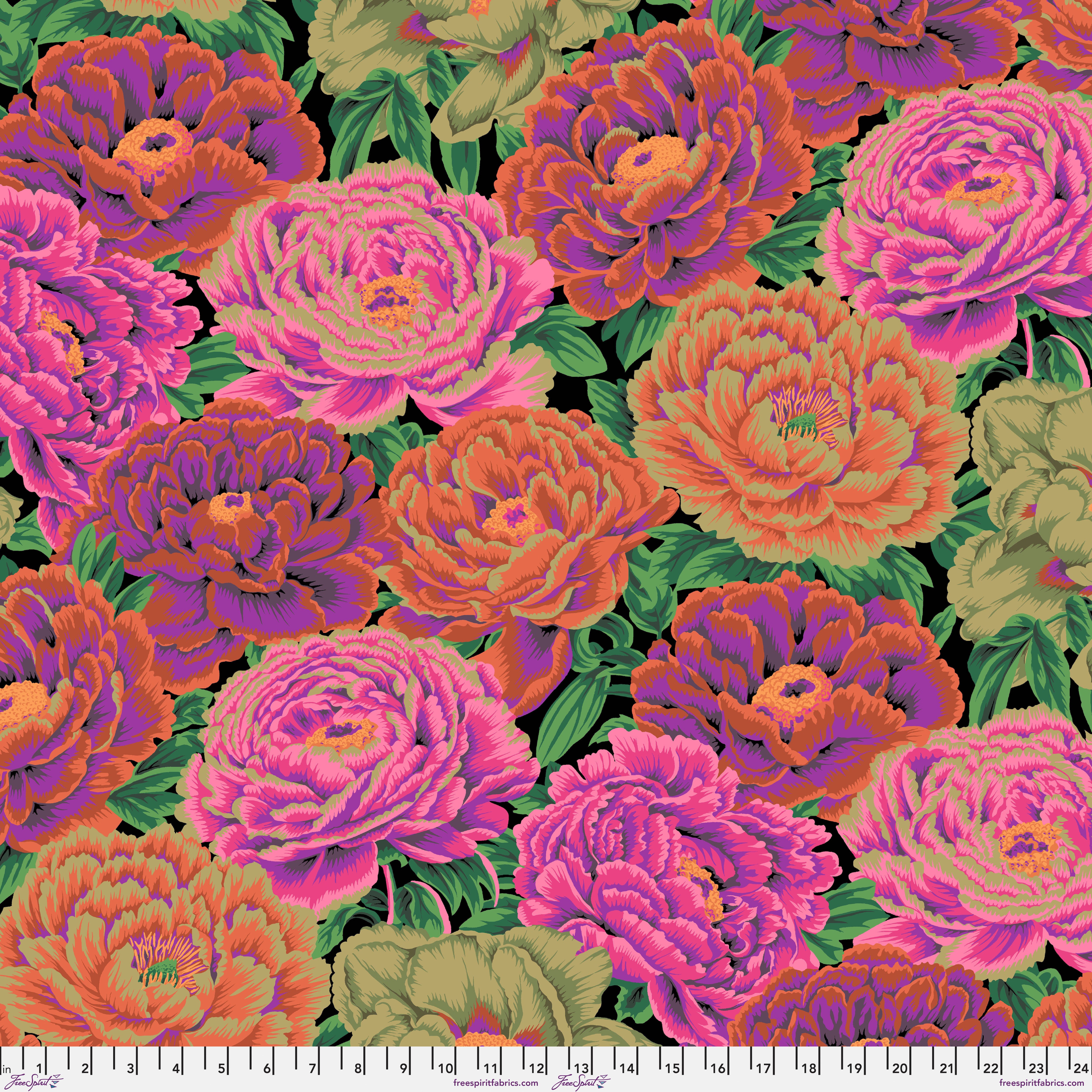 August 2025 | Tibetan Peony - Red by Kaffe Fassett Collective for FreeSpirit | PWPJ136.RED