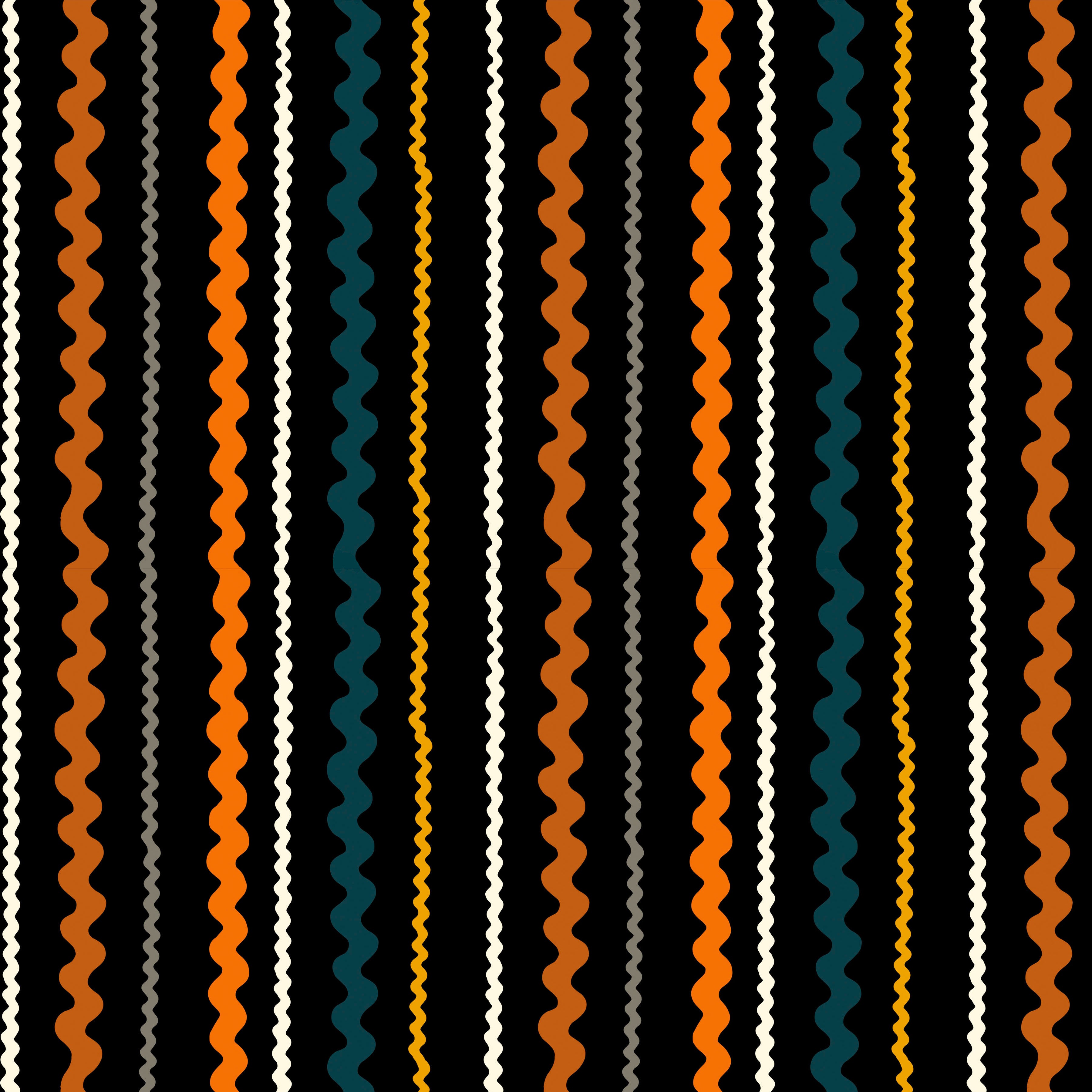 Storybook Halloween | Rec Rac Stripe - Black by Rachel Hauer for Free Spirit | PWRH069.BLACK