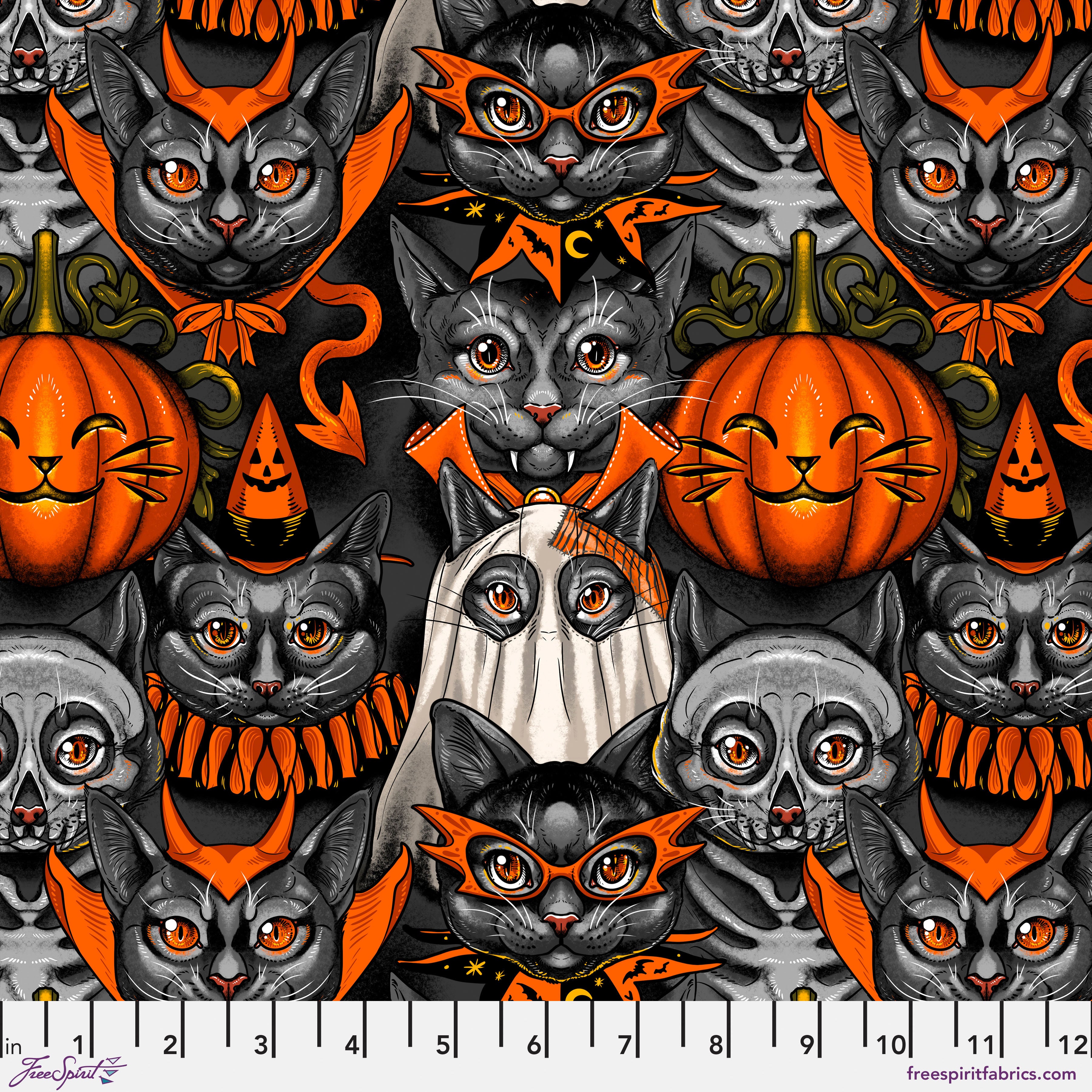 Costumes & Cobwebs | Costume Party - Black by Rachel Hauer for FreeSpirit | PWRH115.BLACK